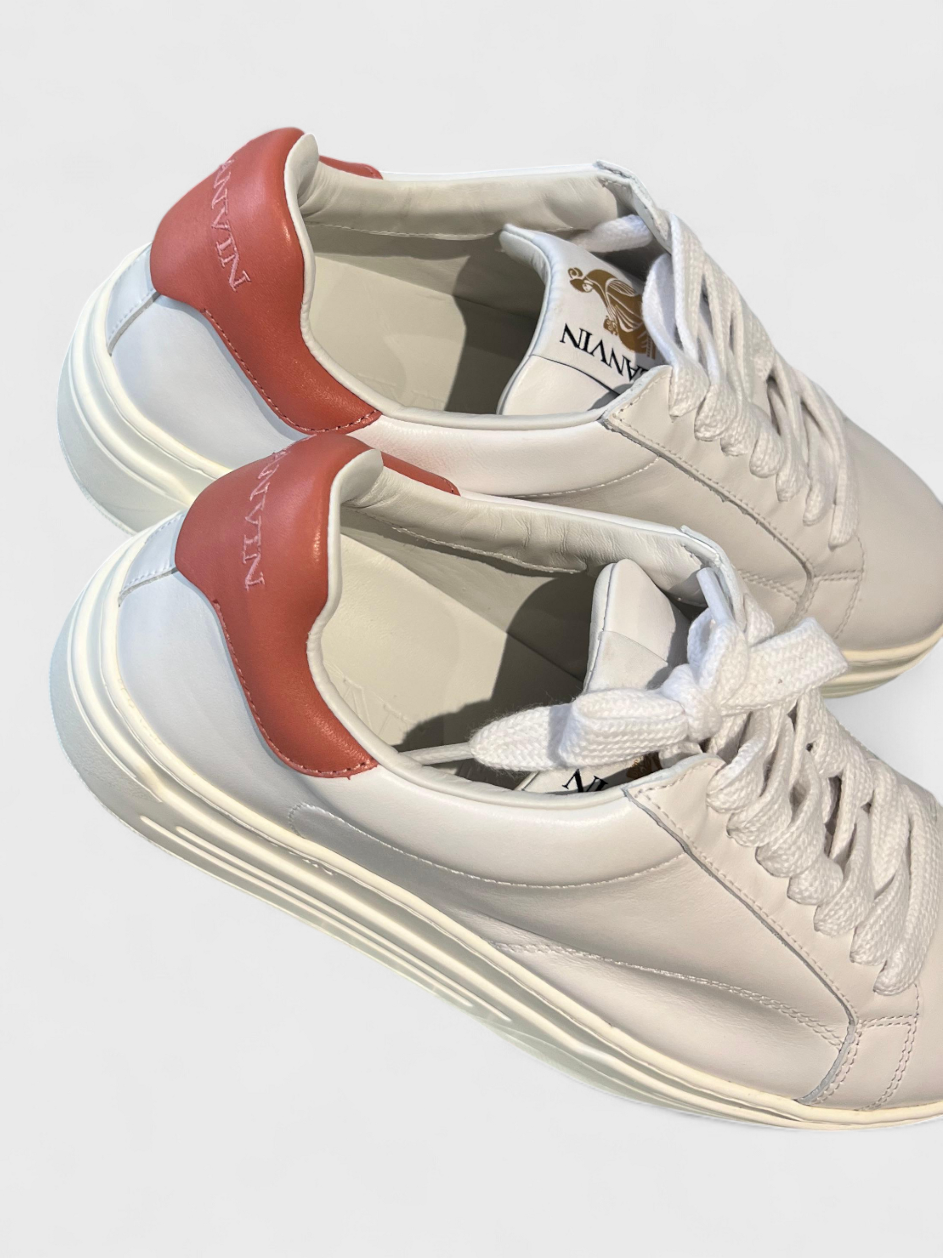 Lanvin DDB0 Platform Sneakers Wmns White