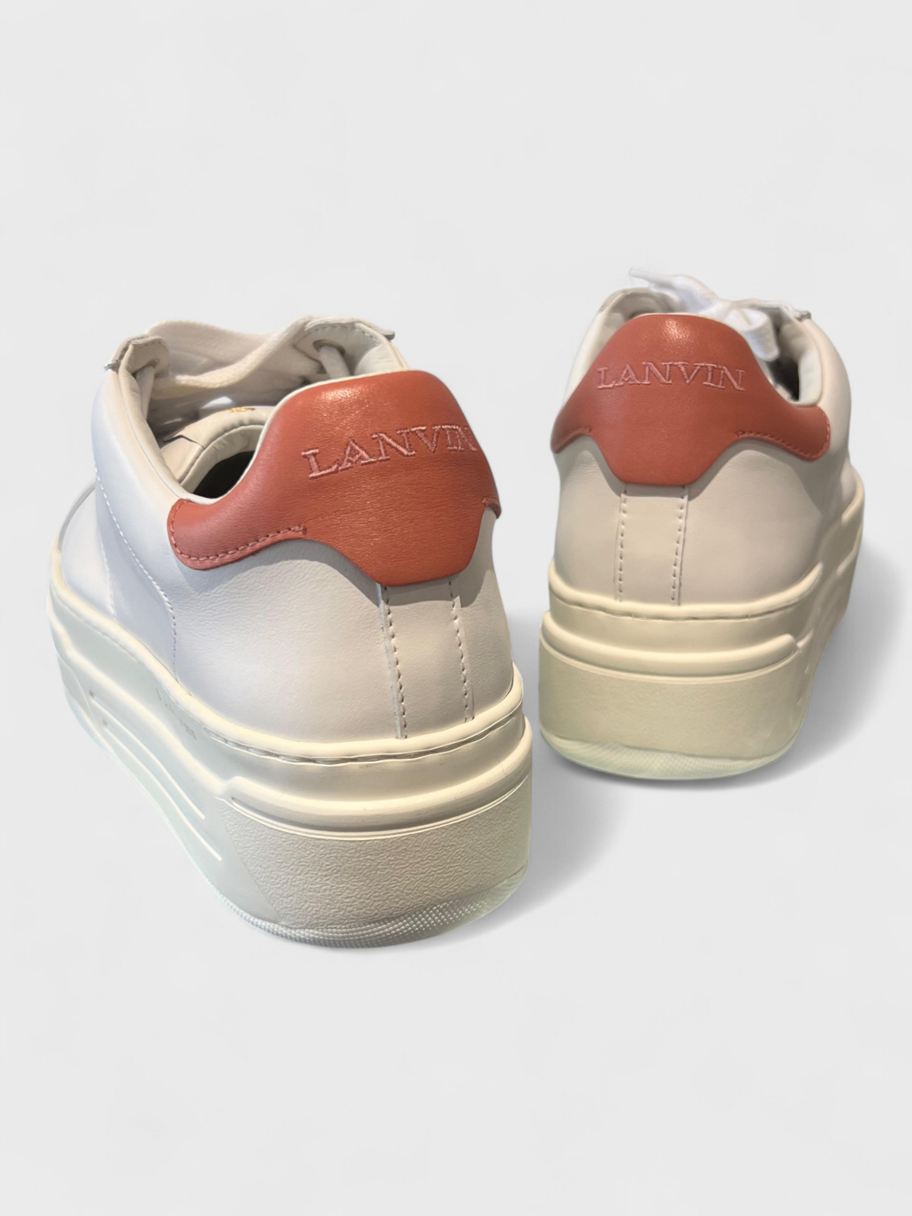 Lanvin DDB0 Platform Sneakers Wmns White