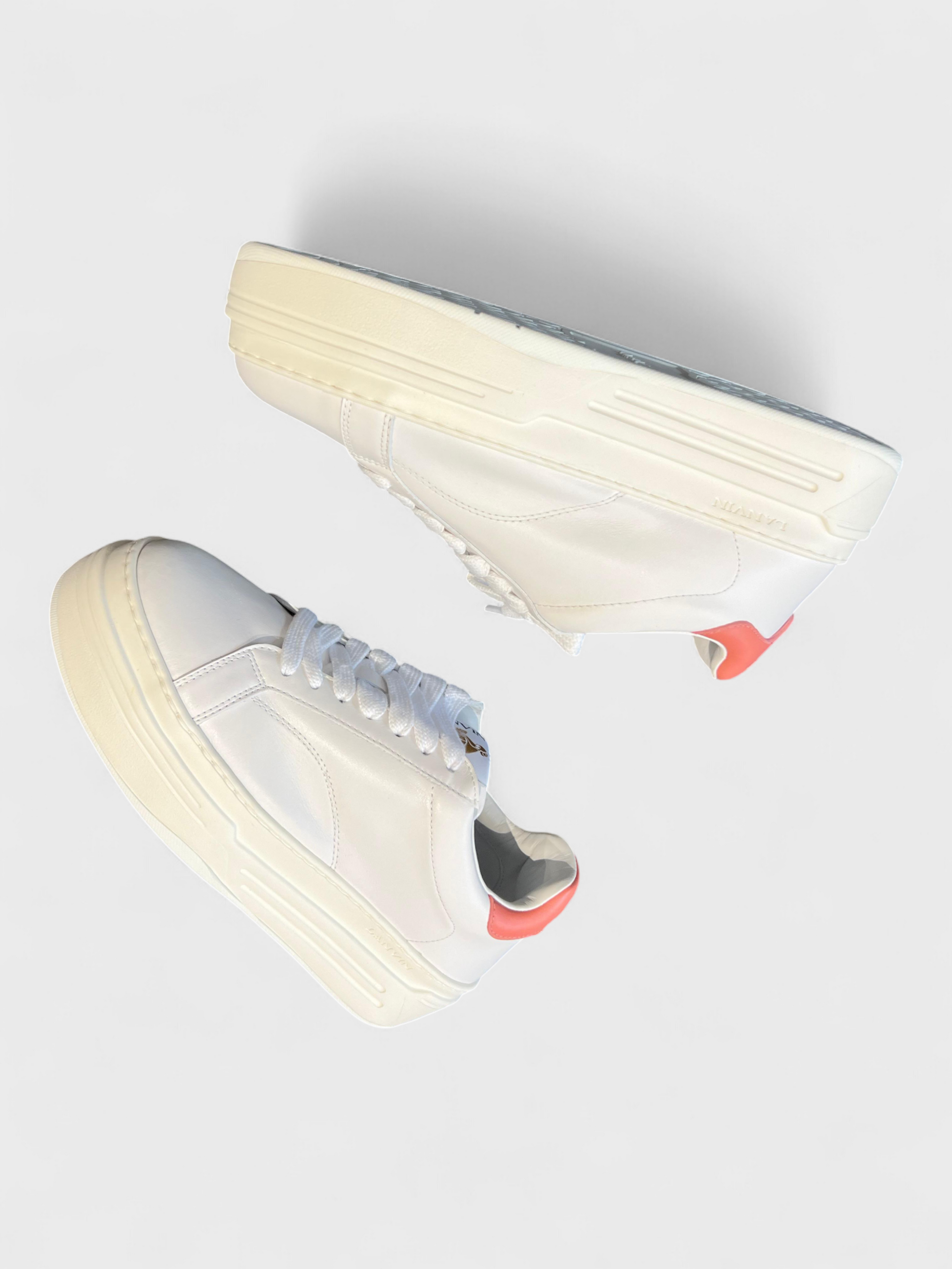 Lanvin DDB0 Platform Sneakers Wmns White