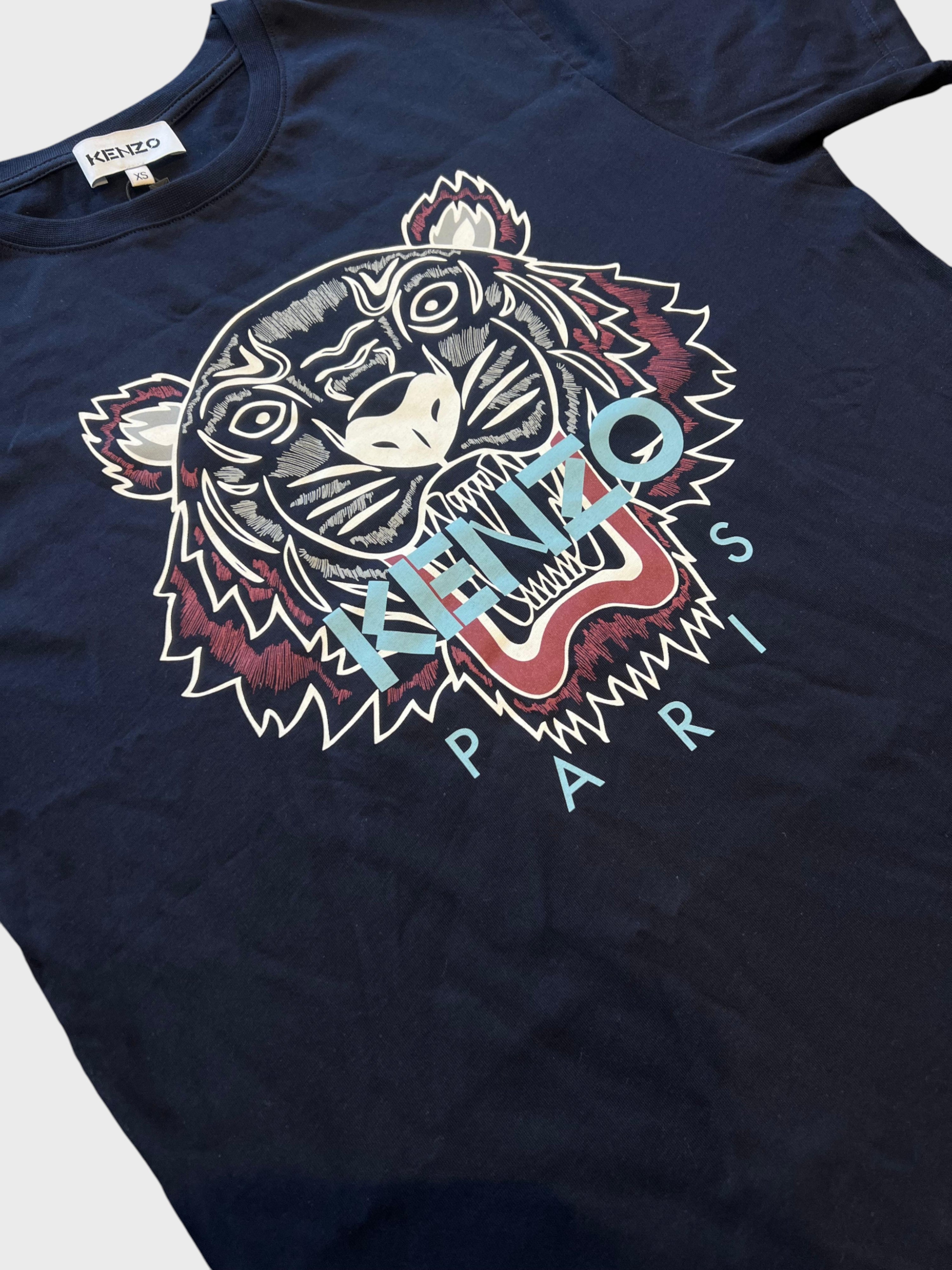 Kenzo Classic Tiger T Shirt Navy
