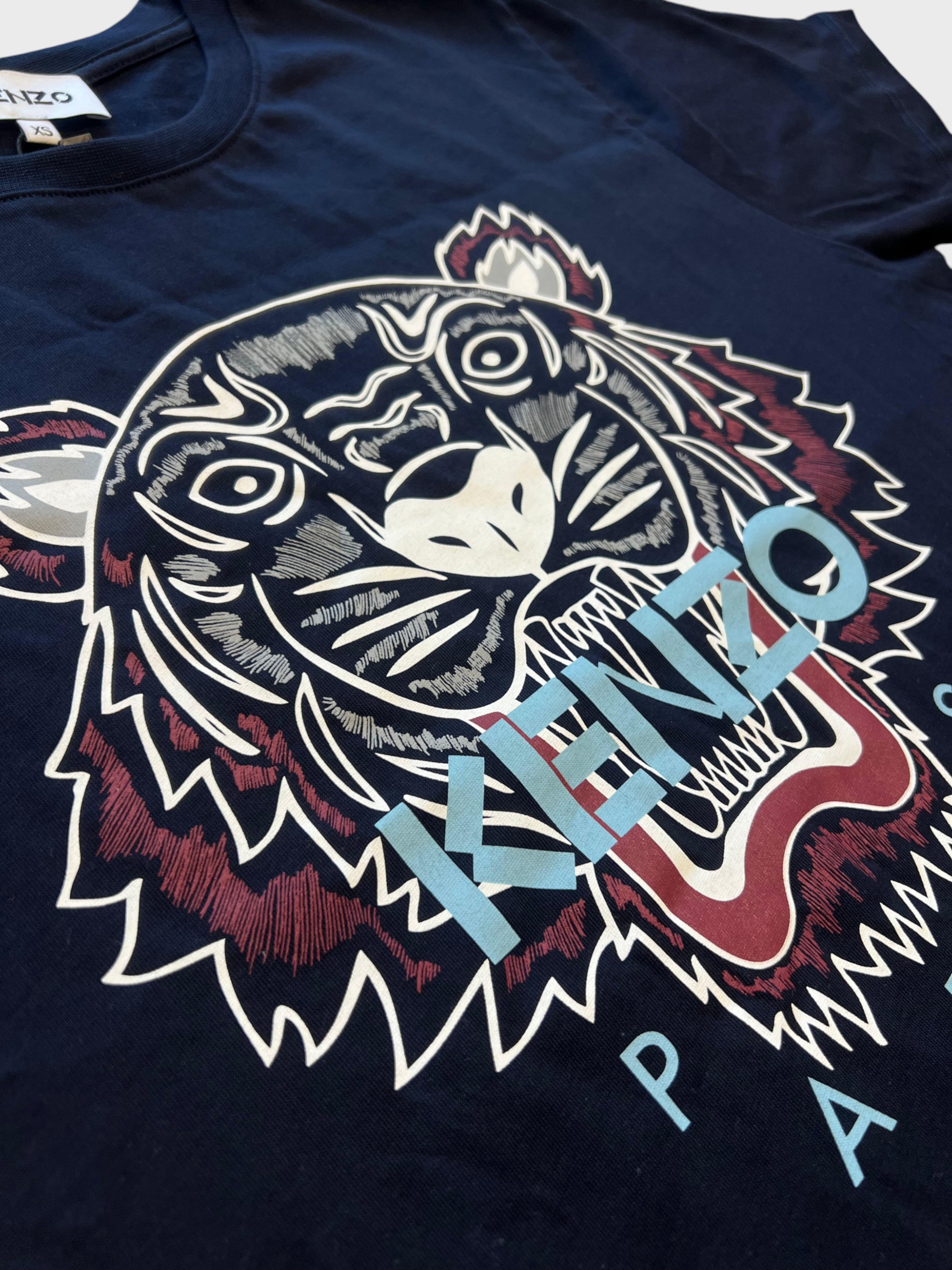 Kenzo Classic Tiger T Shirt Navy