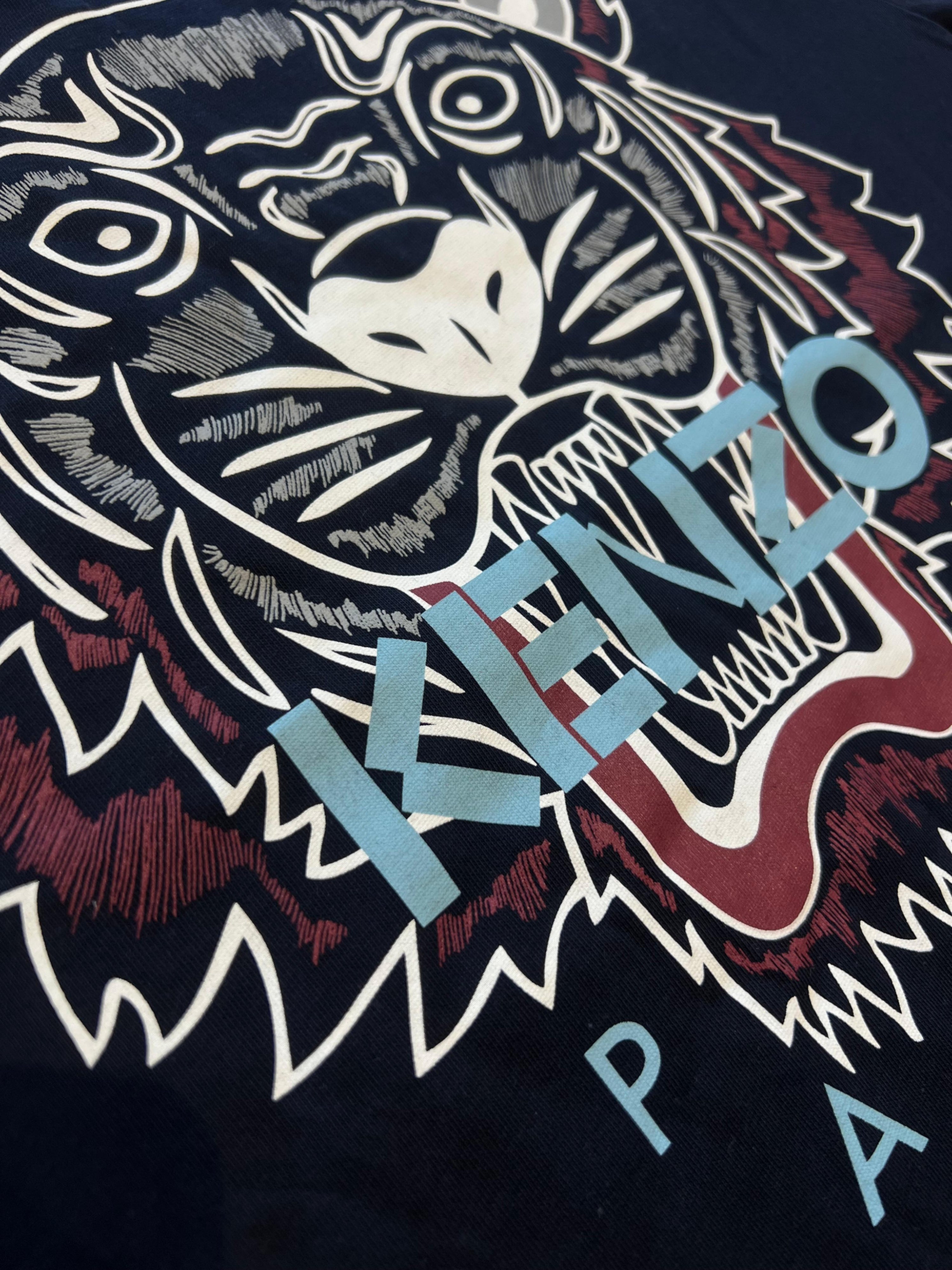 Kenzo Classic Tiger T Shirt Navy
