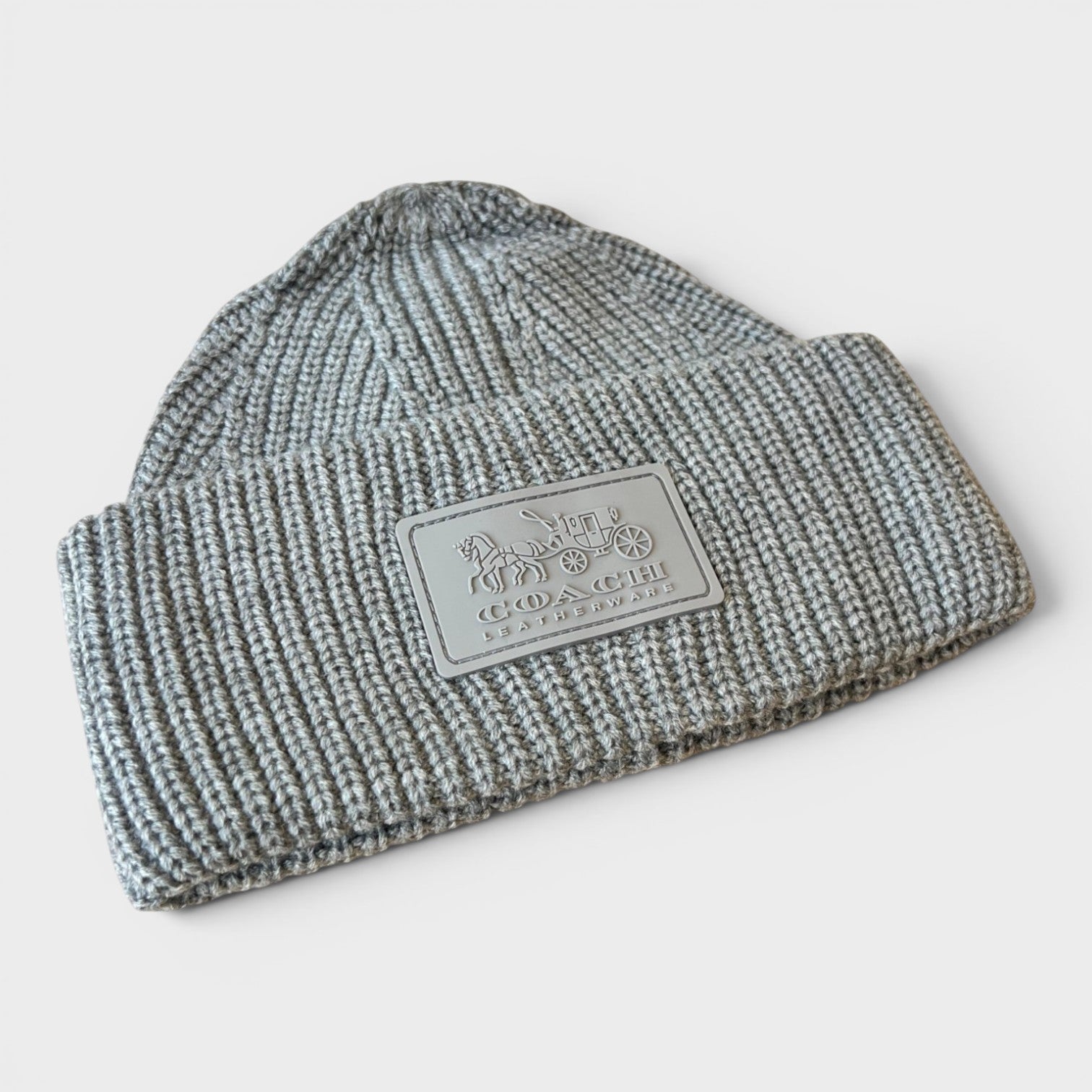 Patch Beanie Dove Grey | Coach