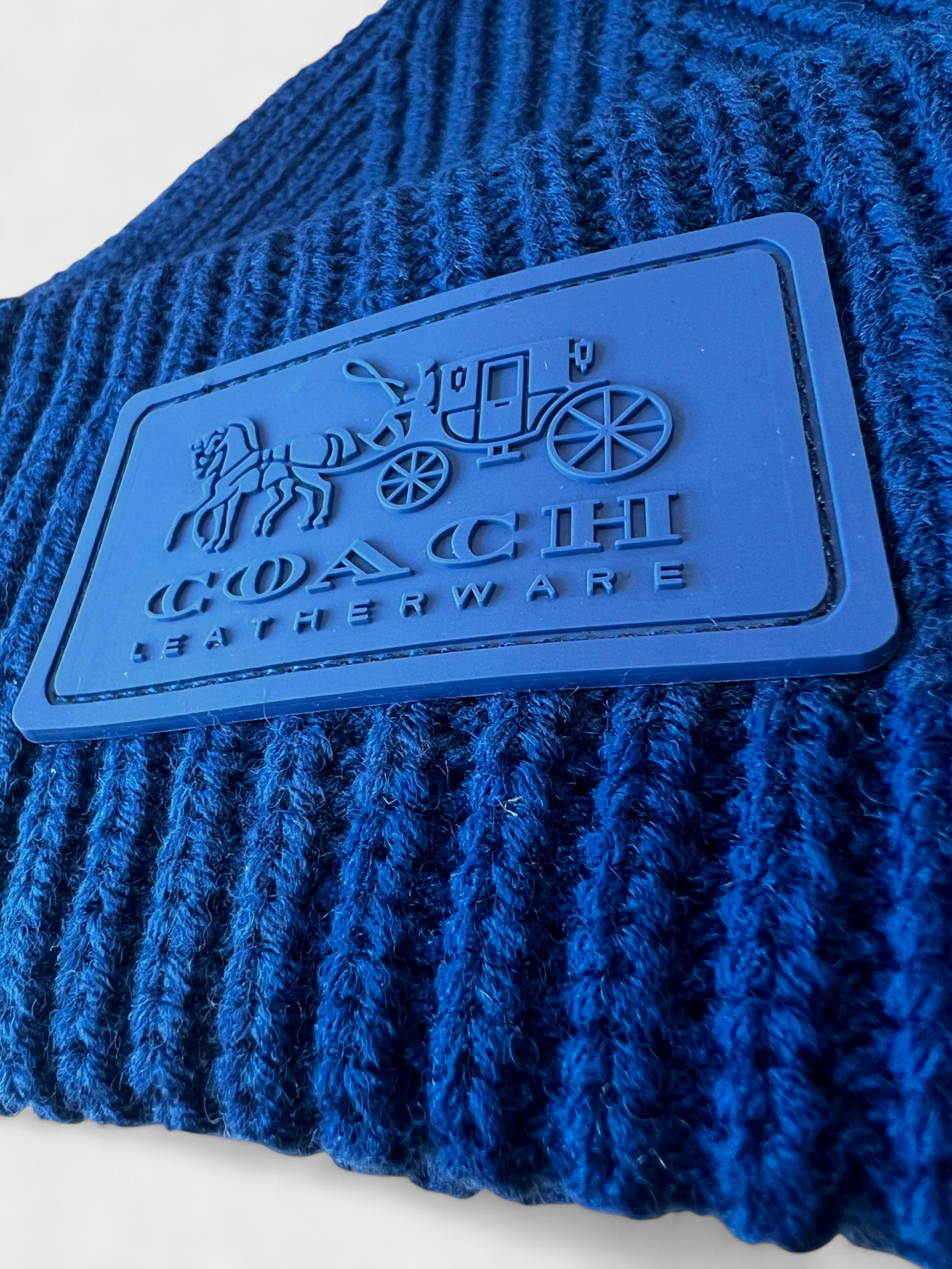 Coach Patch Beanie True Blue