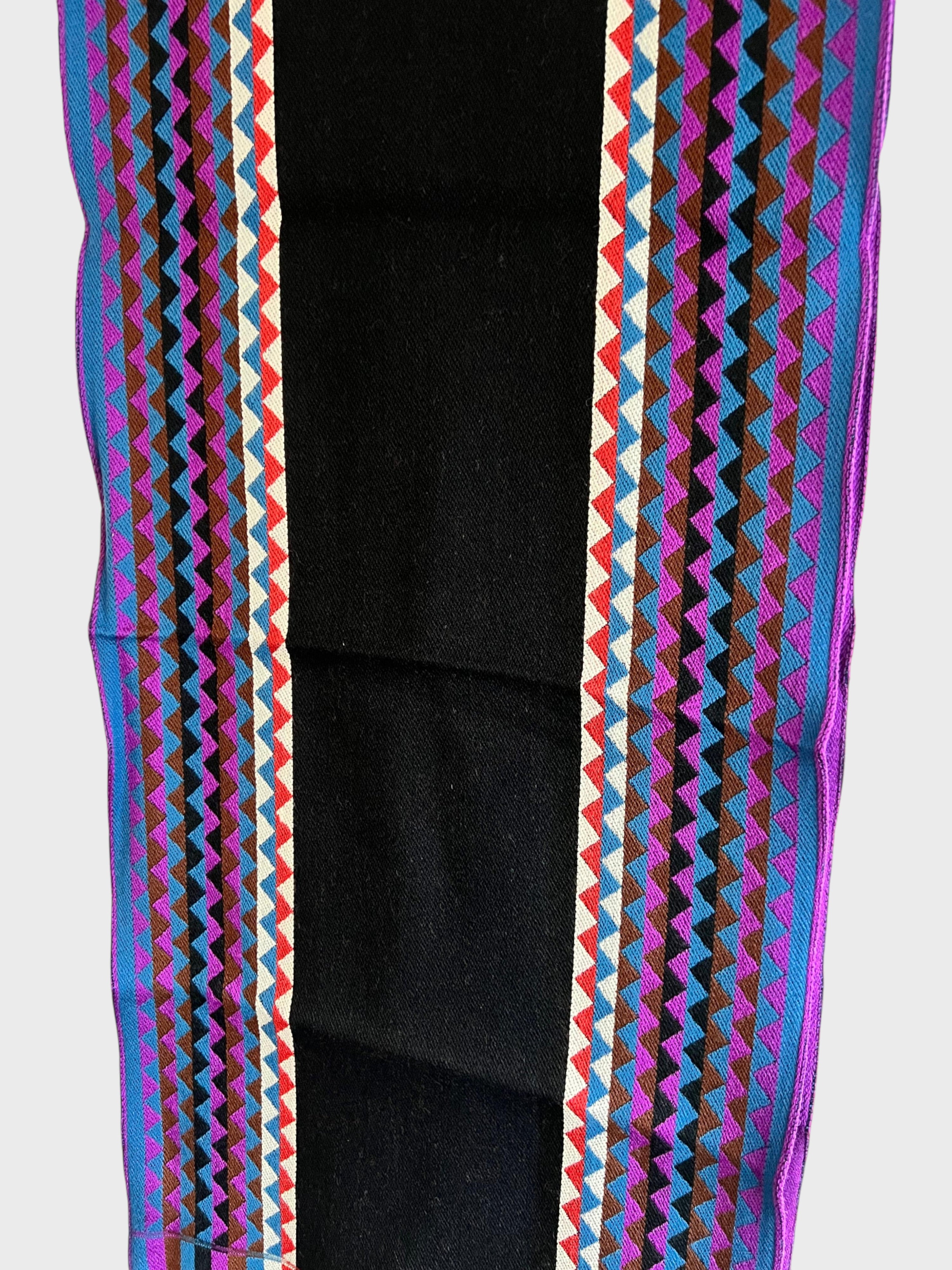 Missoni Wool Zigzag Multi Scarf Red