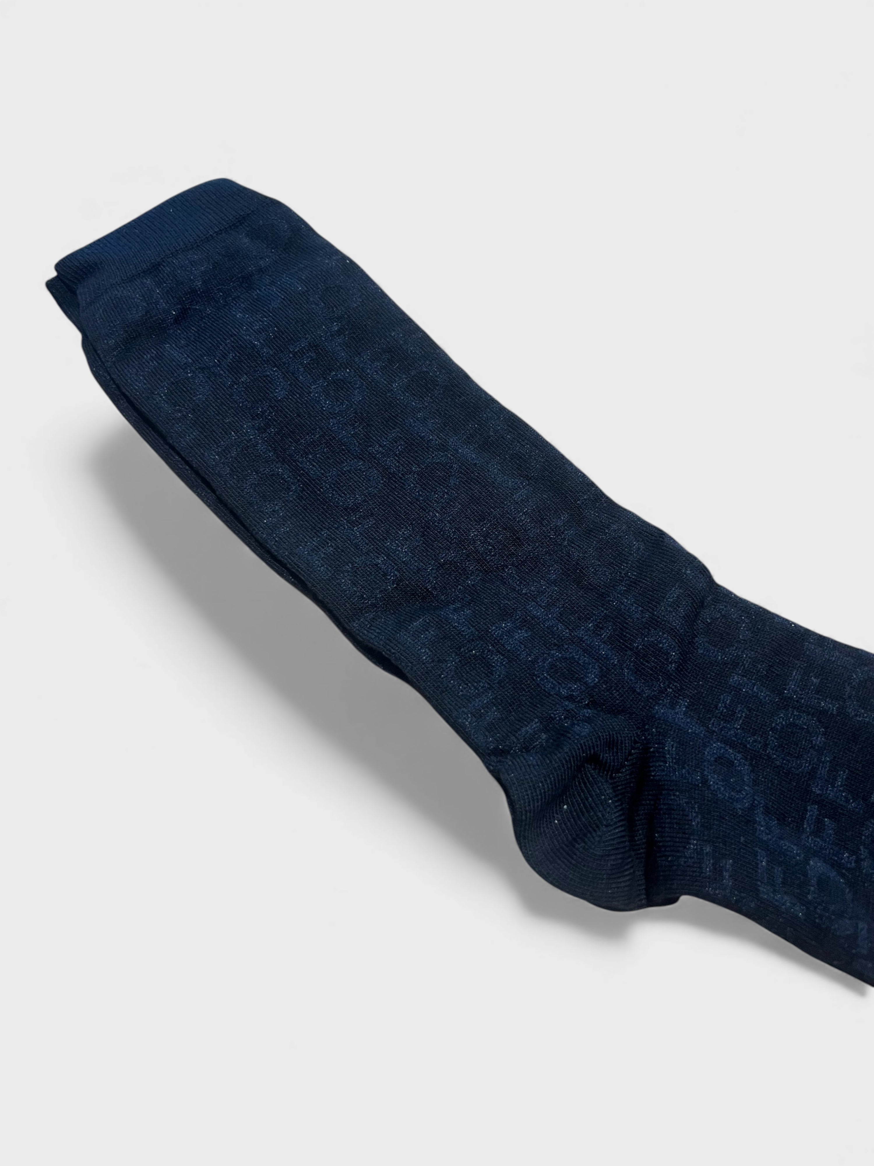 Off-White Allover Stamp Socks Black