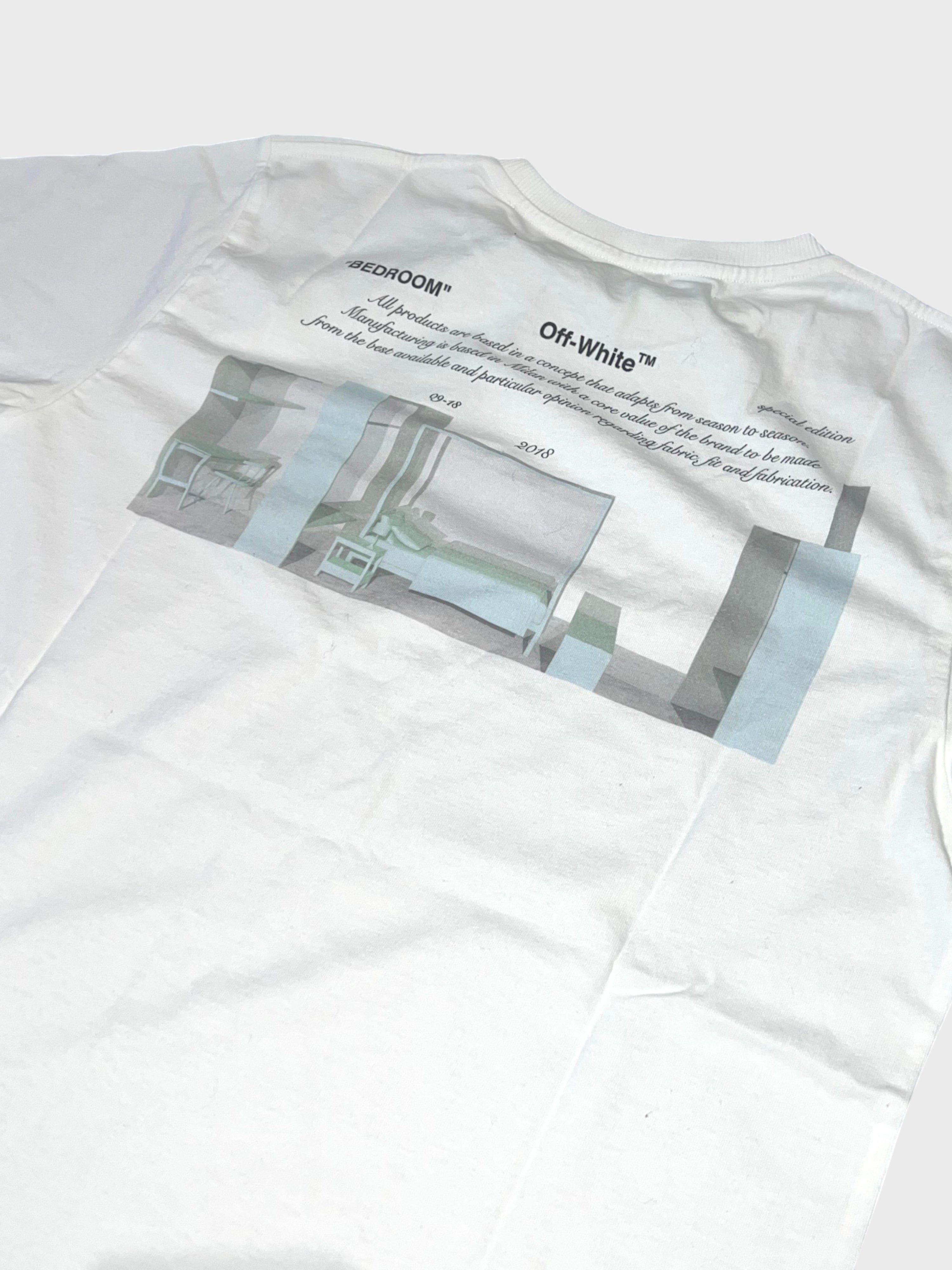Off-White HS Printed Short Sleeve Tee White