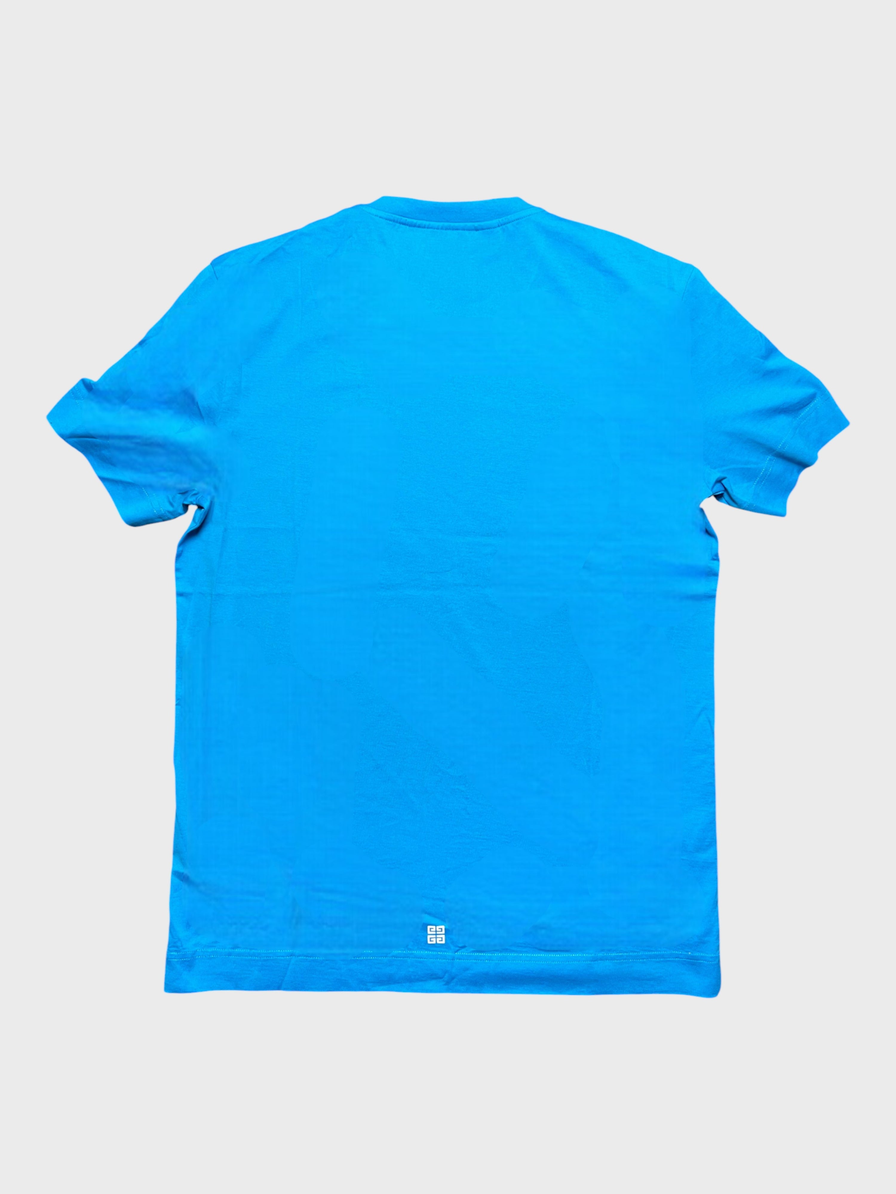 Givenchy 4G Emblem Slim Fit T Shirt Mineral Blue