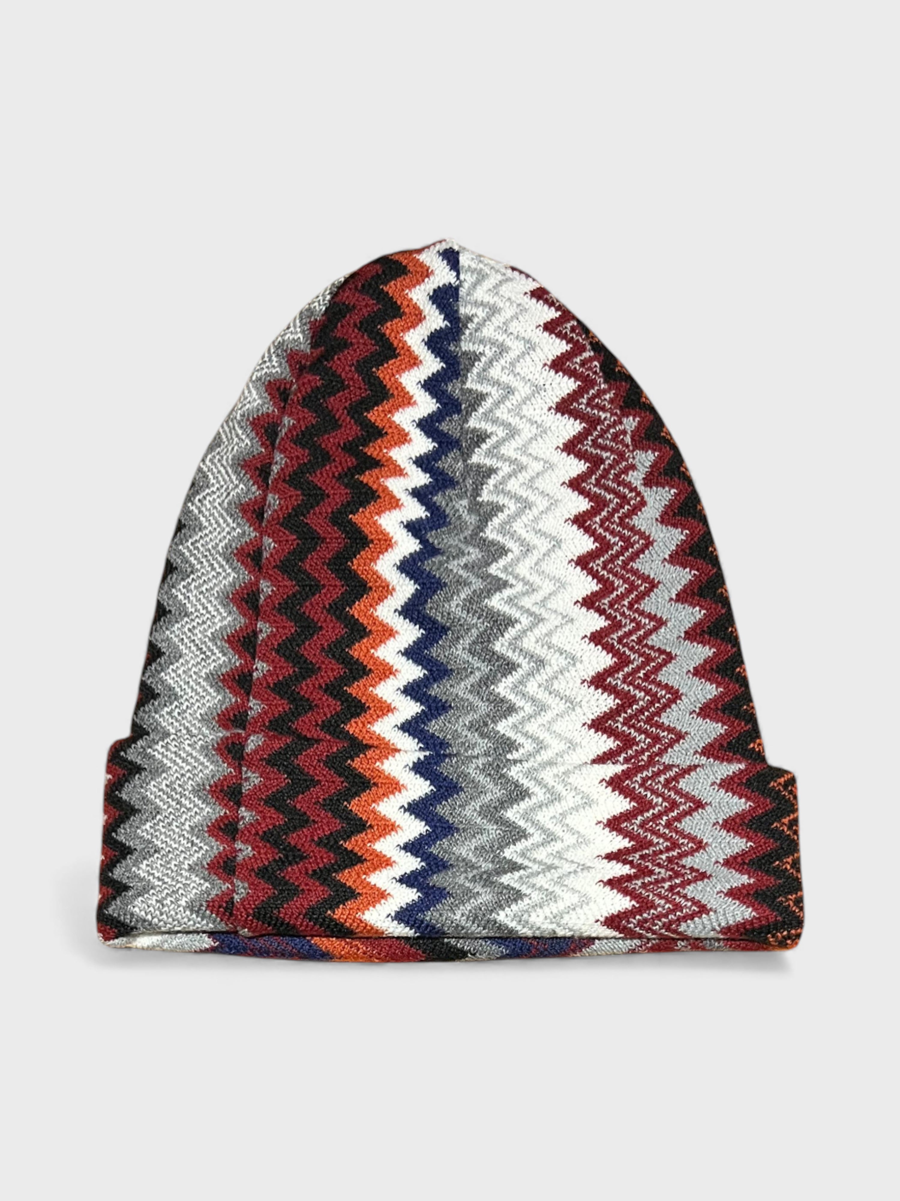Missoni Cappello Zig Zag Multi Brown Beanie