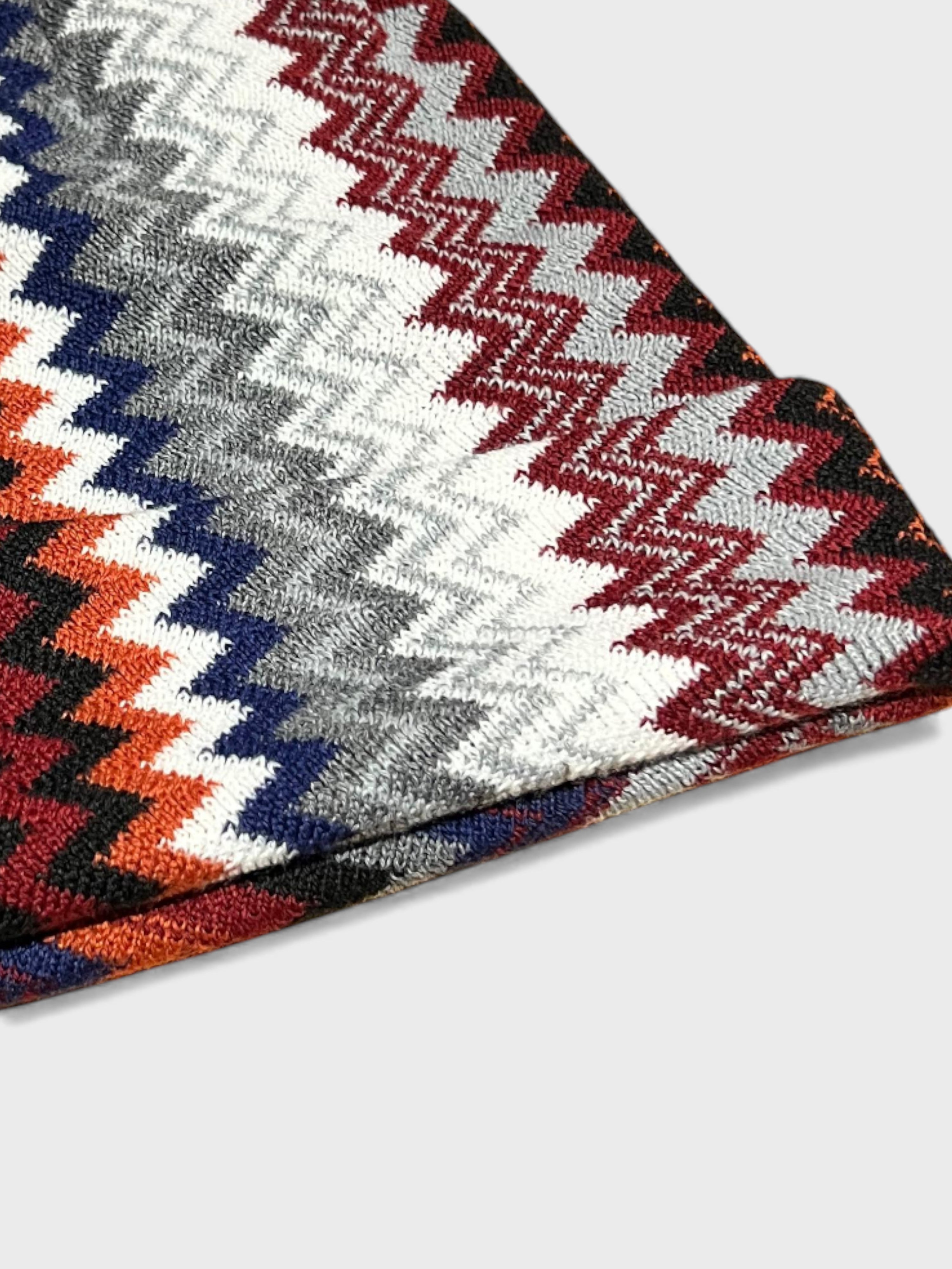 Missoni Cappello Zig Zag Multi Brown Beanie