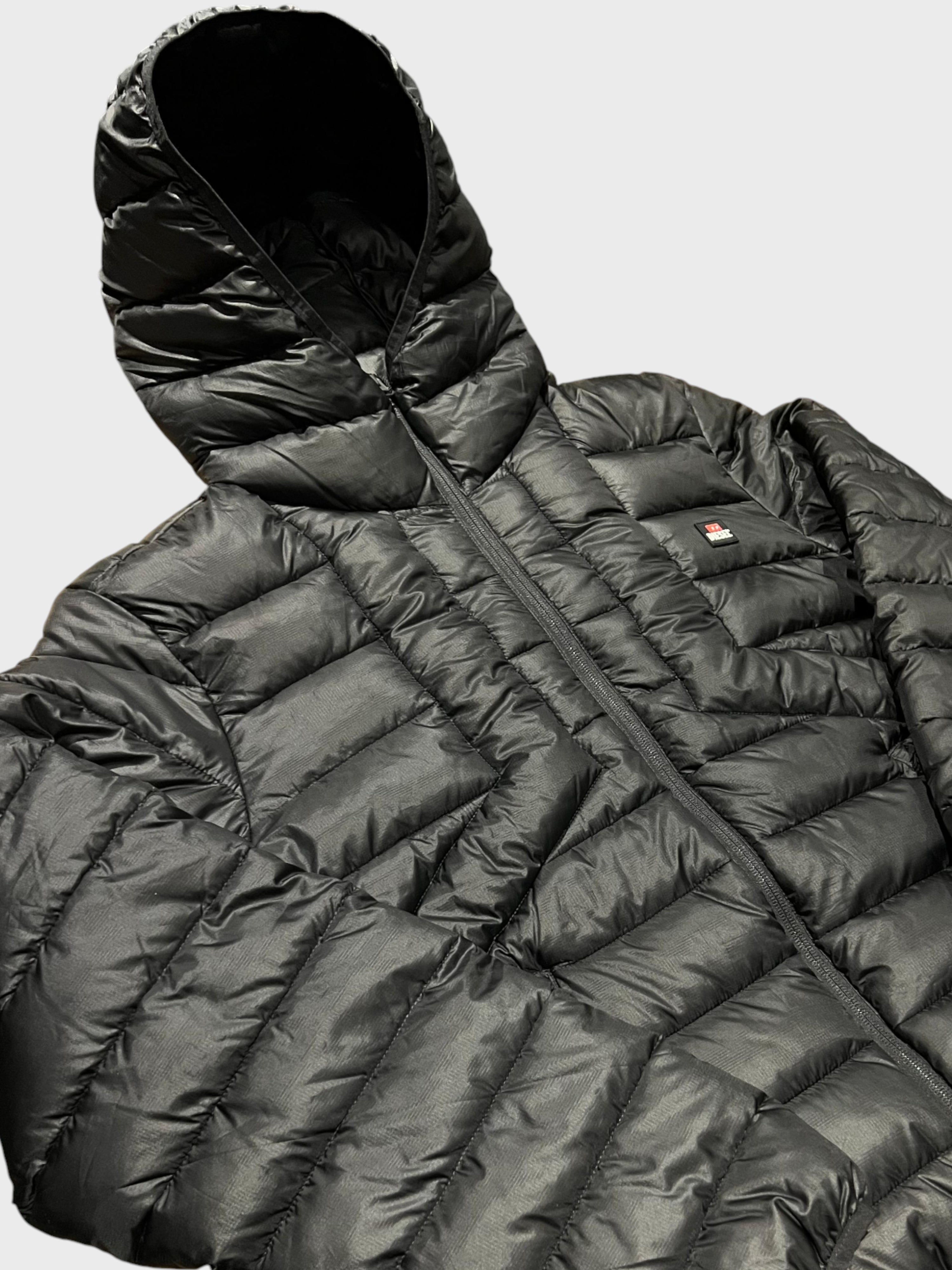 Diesel Rigax Outhood Down Jacket Black