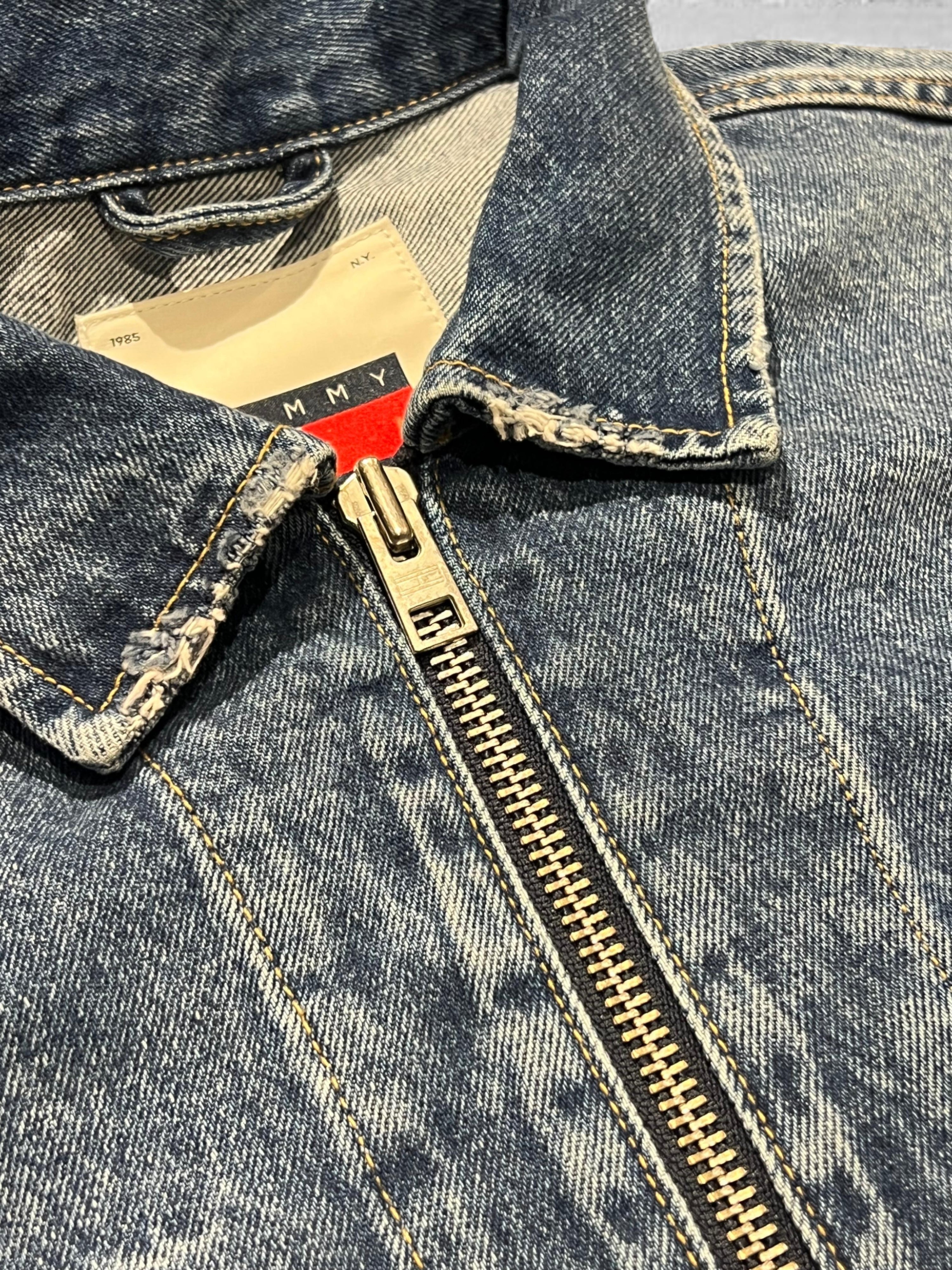 Tommy Hilfiger Jeans Aiden Oversized Mailman Jacket Denim Blue