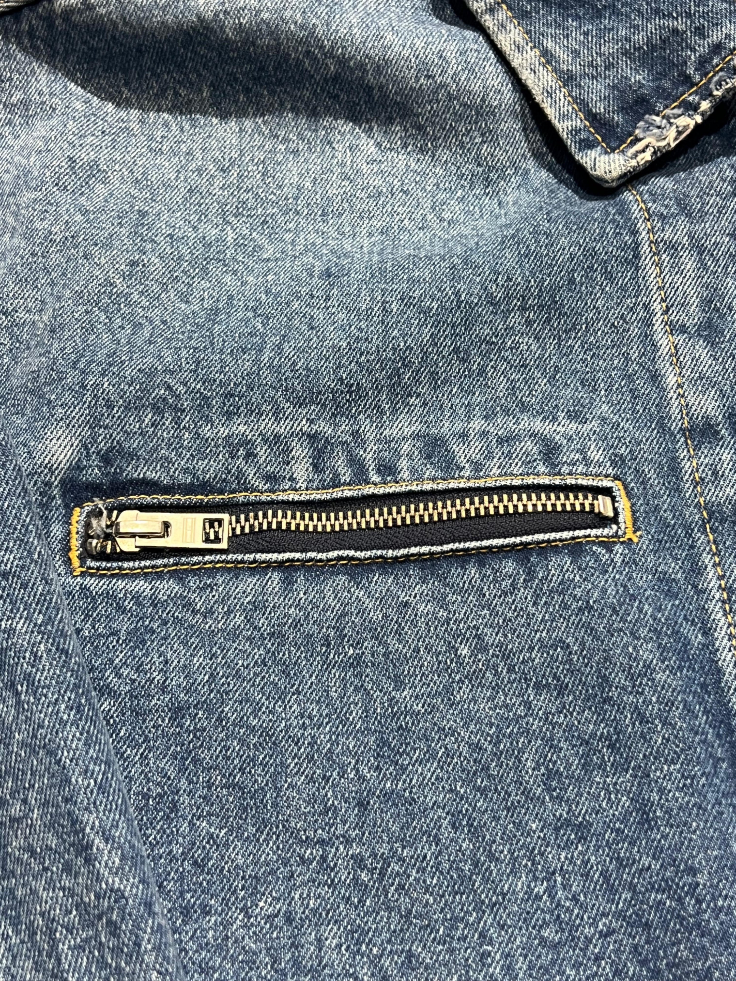 Tommy Hilfiger Jeans Aiden Oversized Mailman Jacket Denim Blue