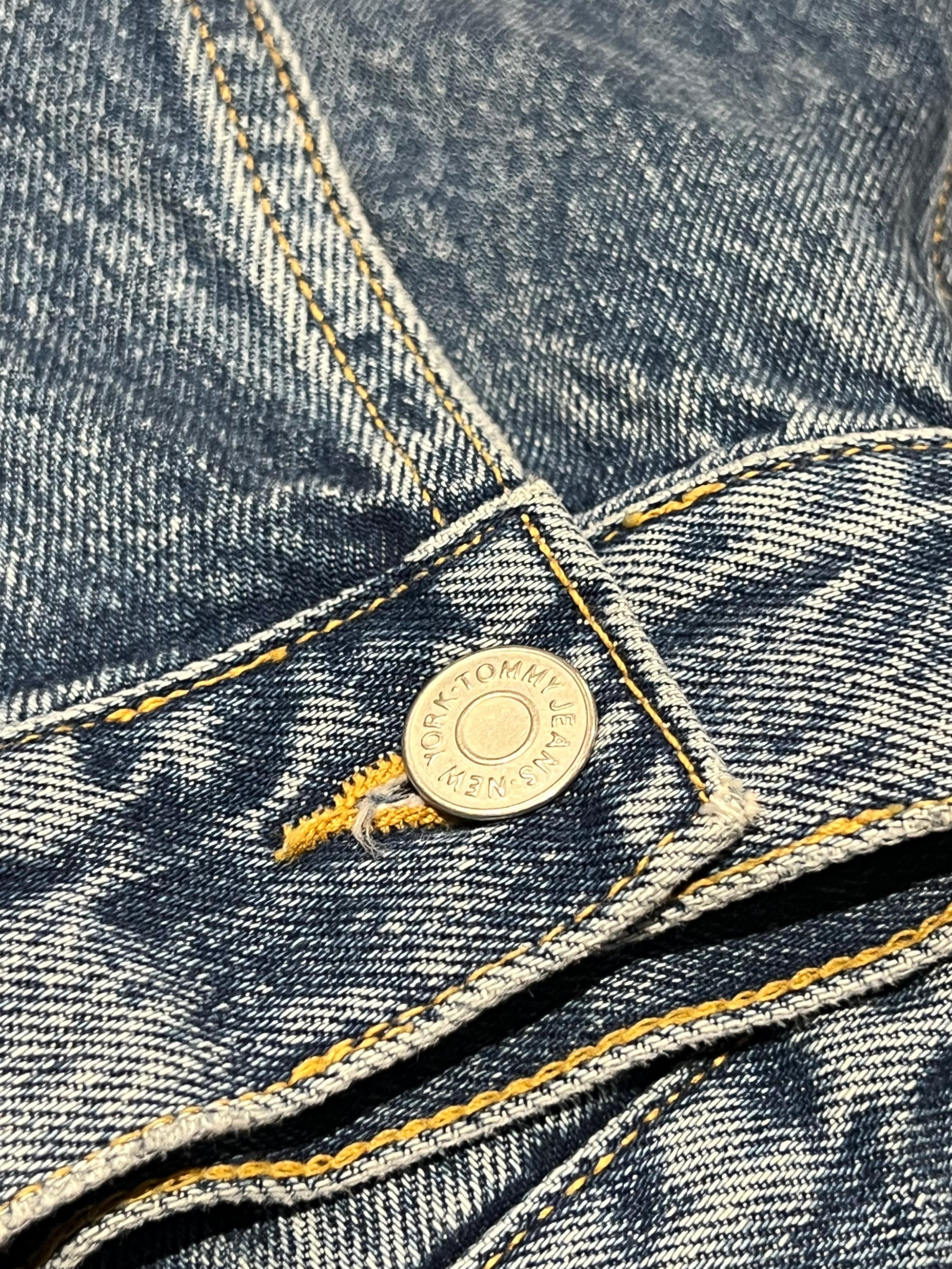 Tommy Hilfiger Jeans Aiden Oversized Mailman Jacket Denim Blue