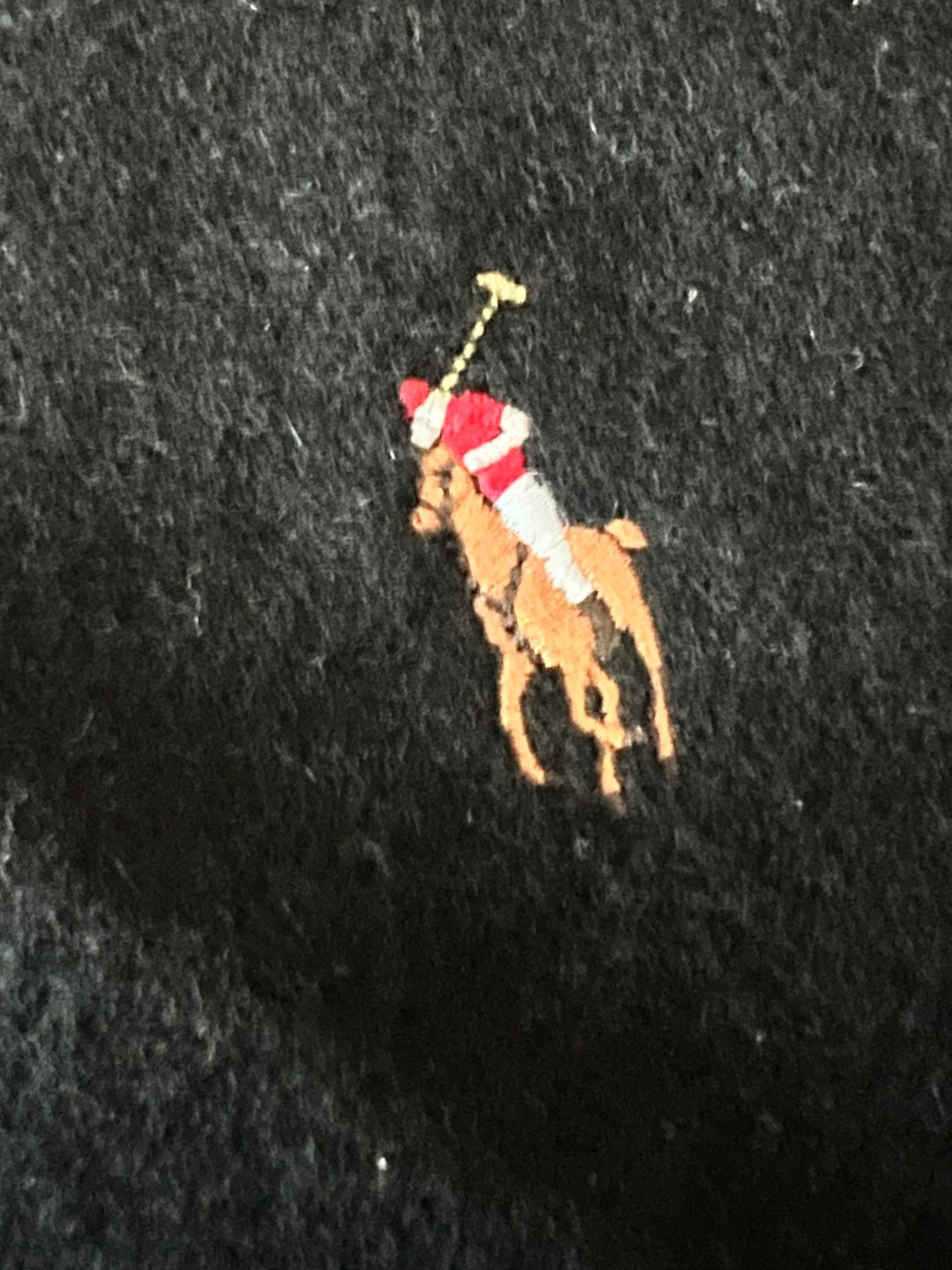 Polo Ralph Lauren Signature Virgin Wool Scarf Black