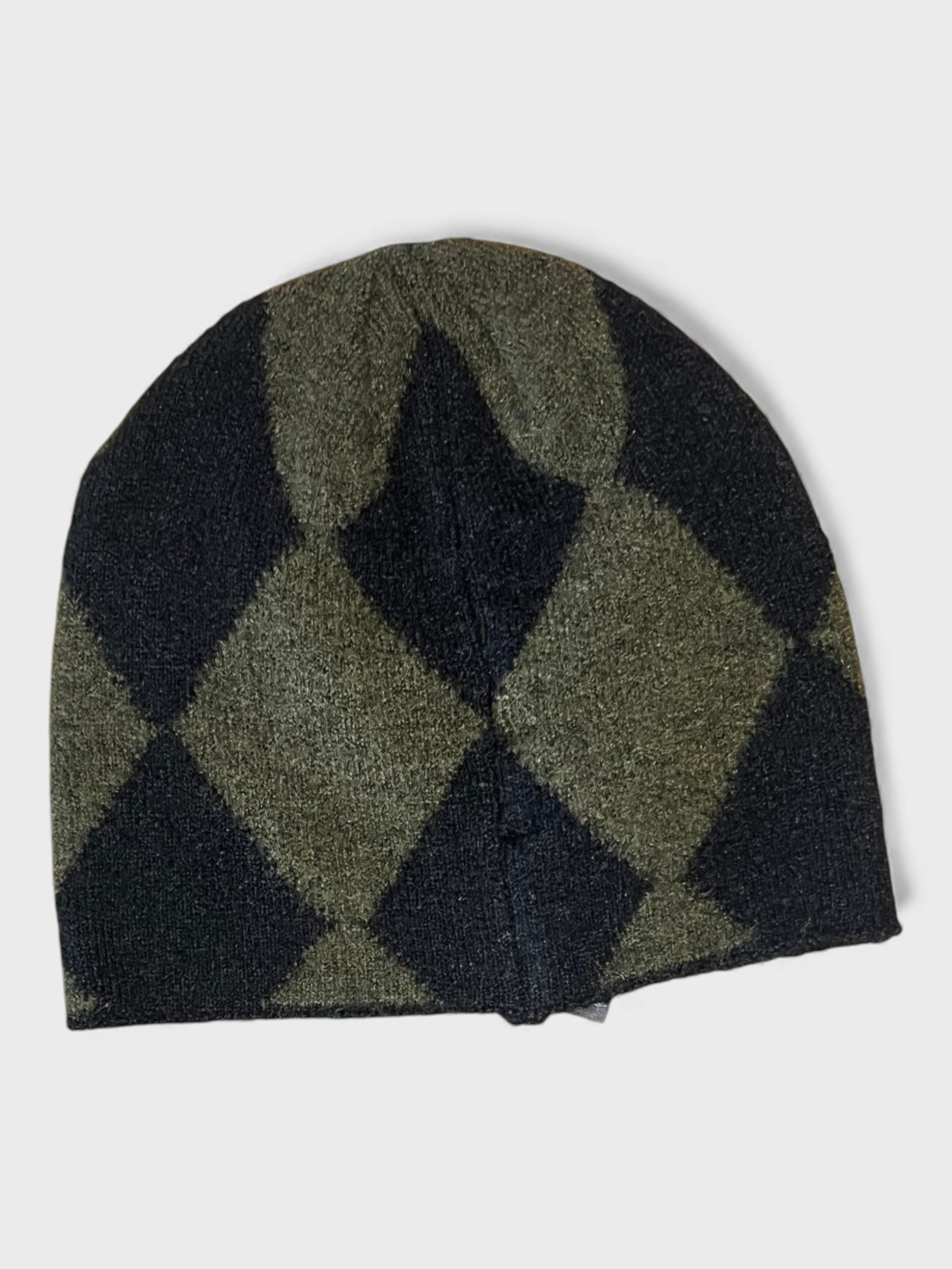 All Saints Diamond Beanie Black Green