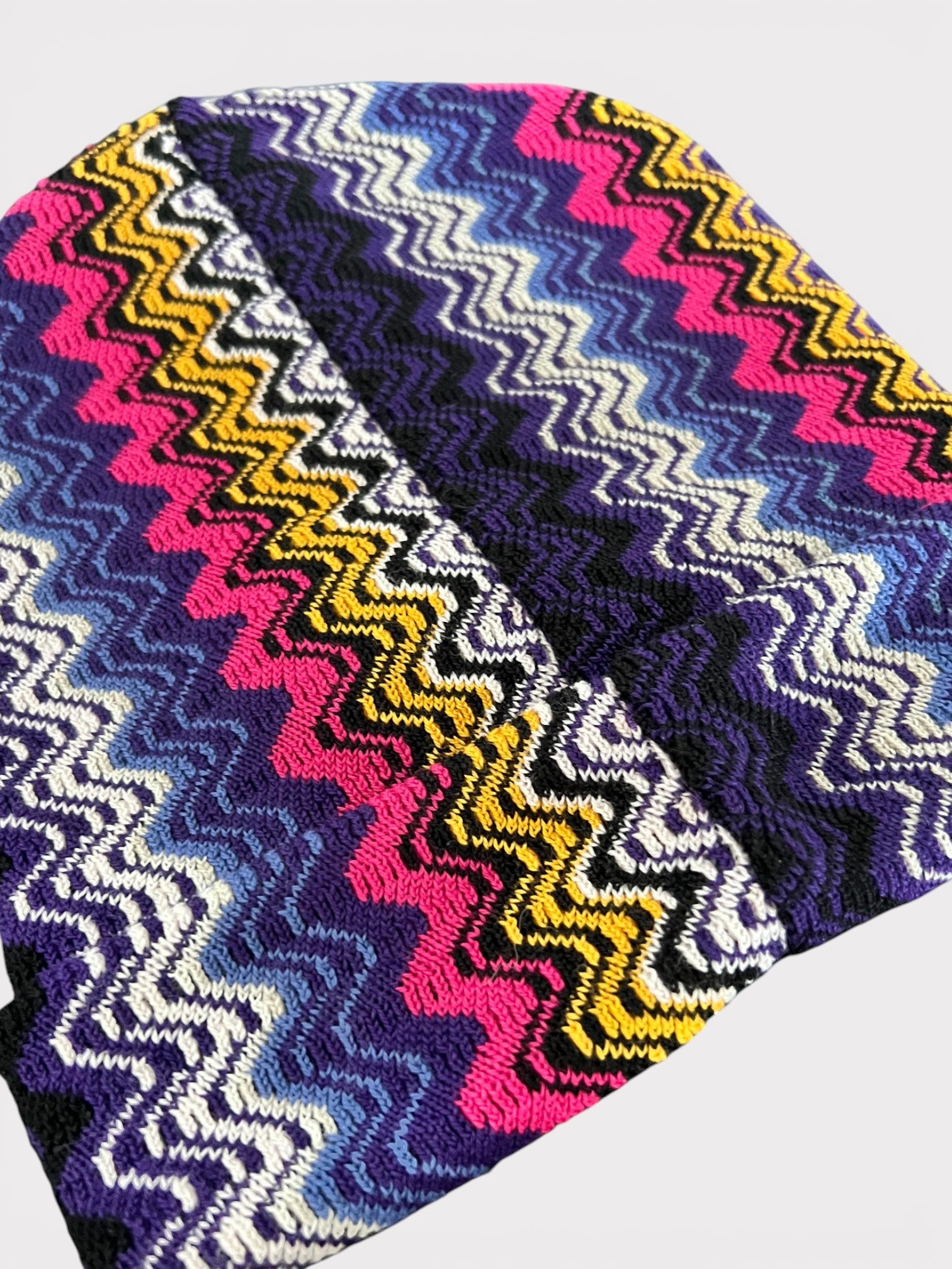 Missoni Zigzag Beanie Multi Purple