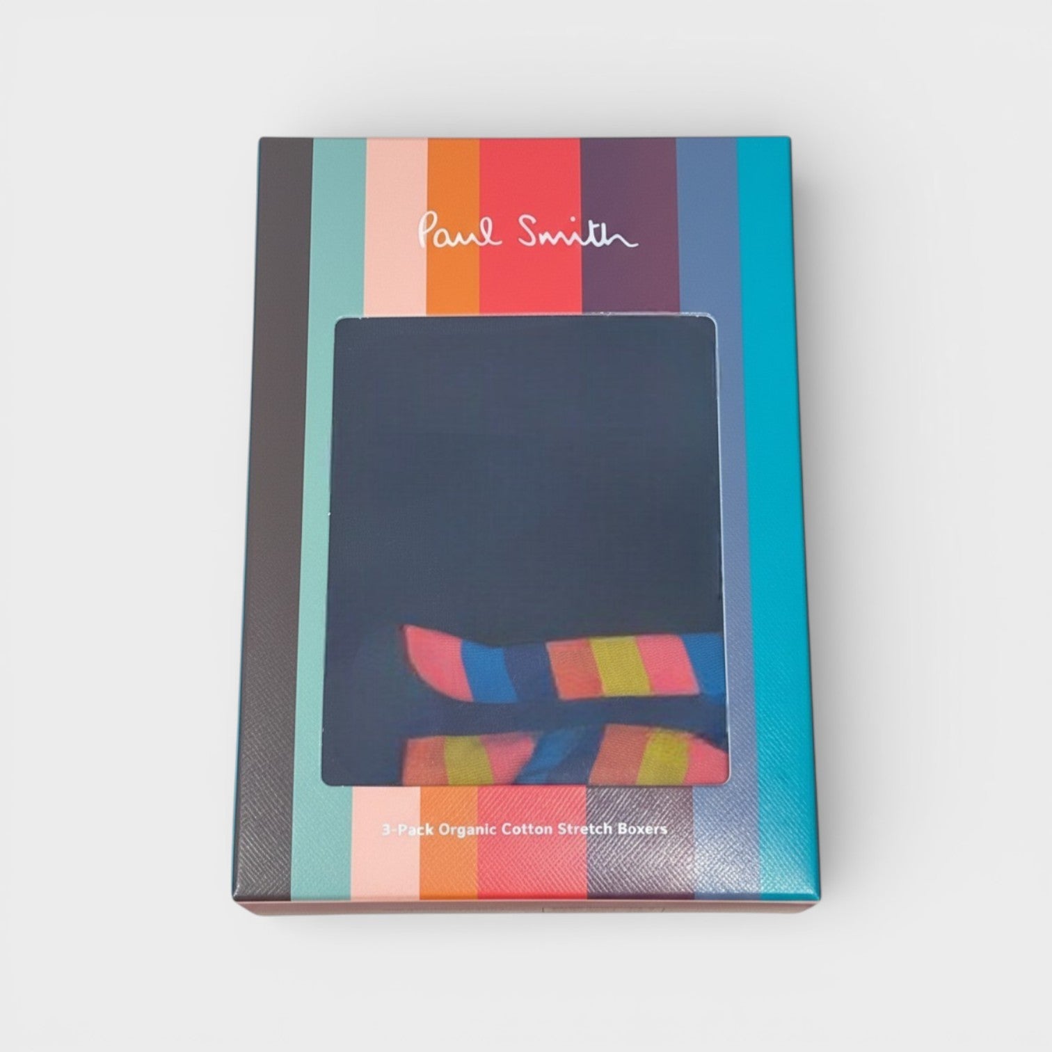 3-Pack Organic Cotton Stretch Boxers Trunk Black