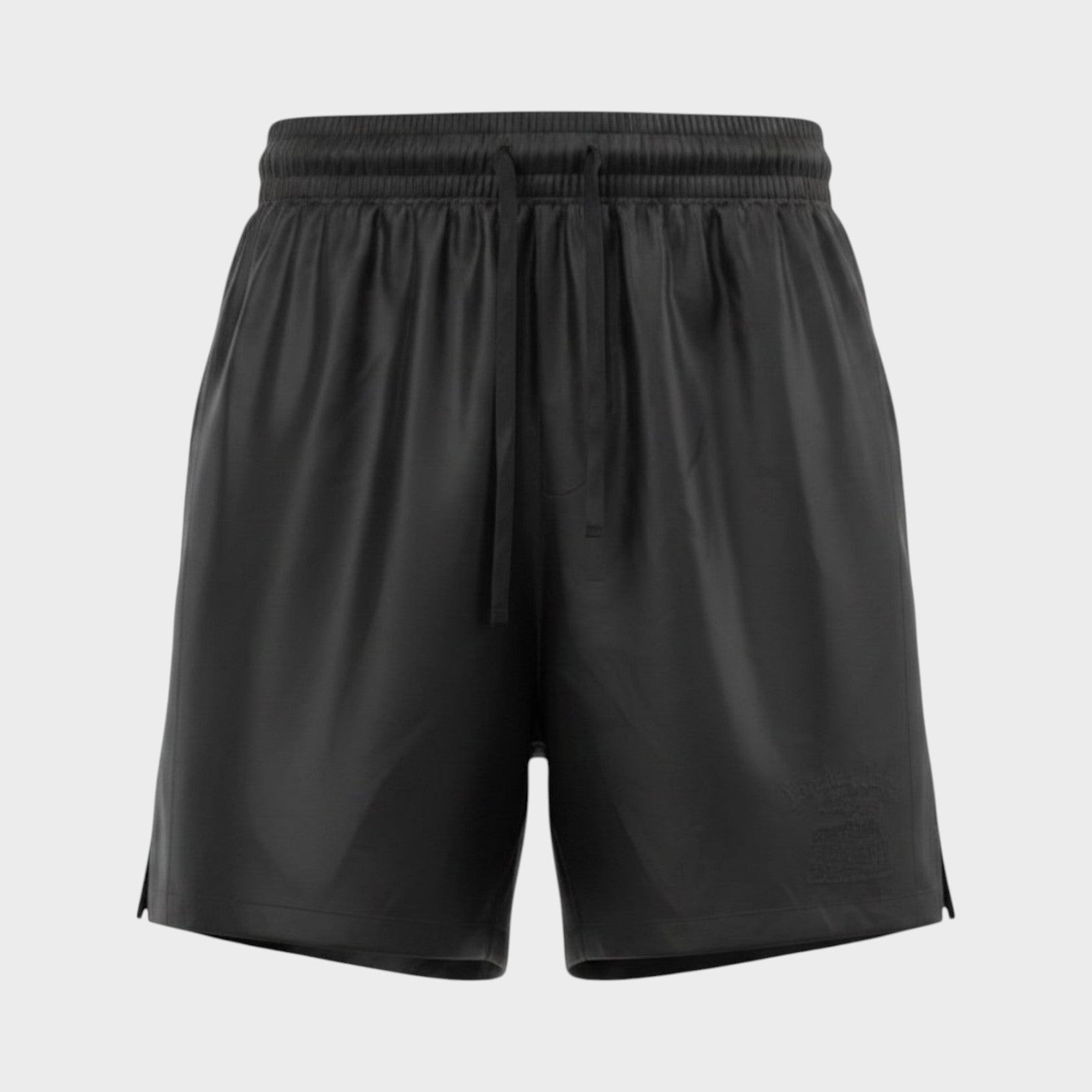 Chateau Logo Silk Shorts Black