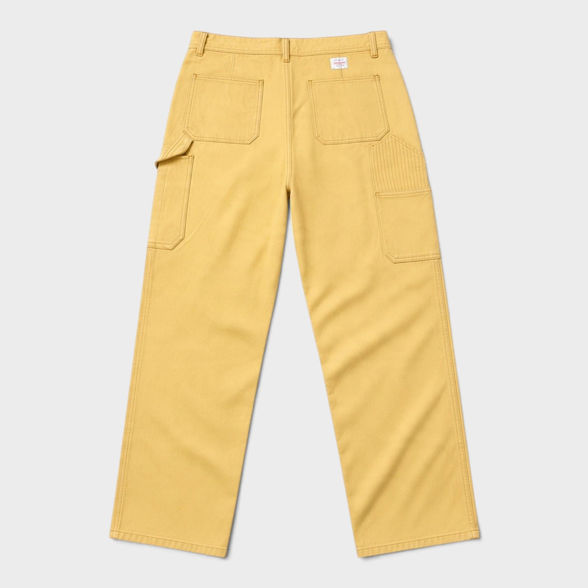 Double Knee Workwear Pants Yellow