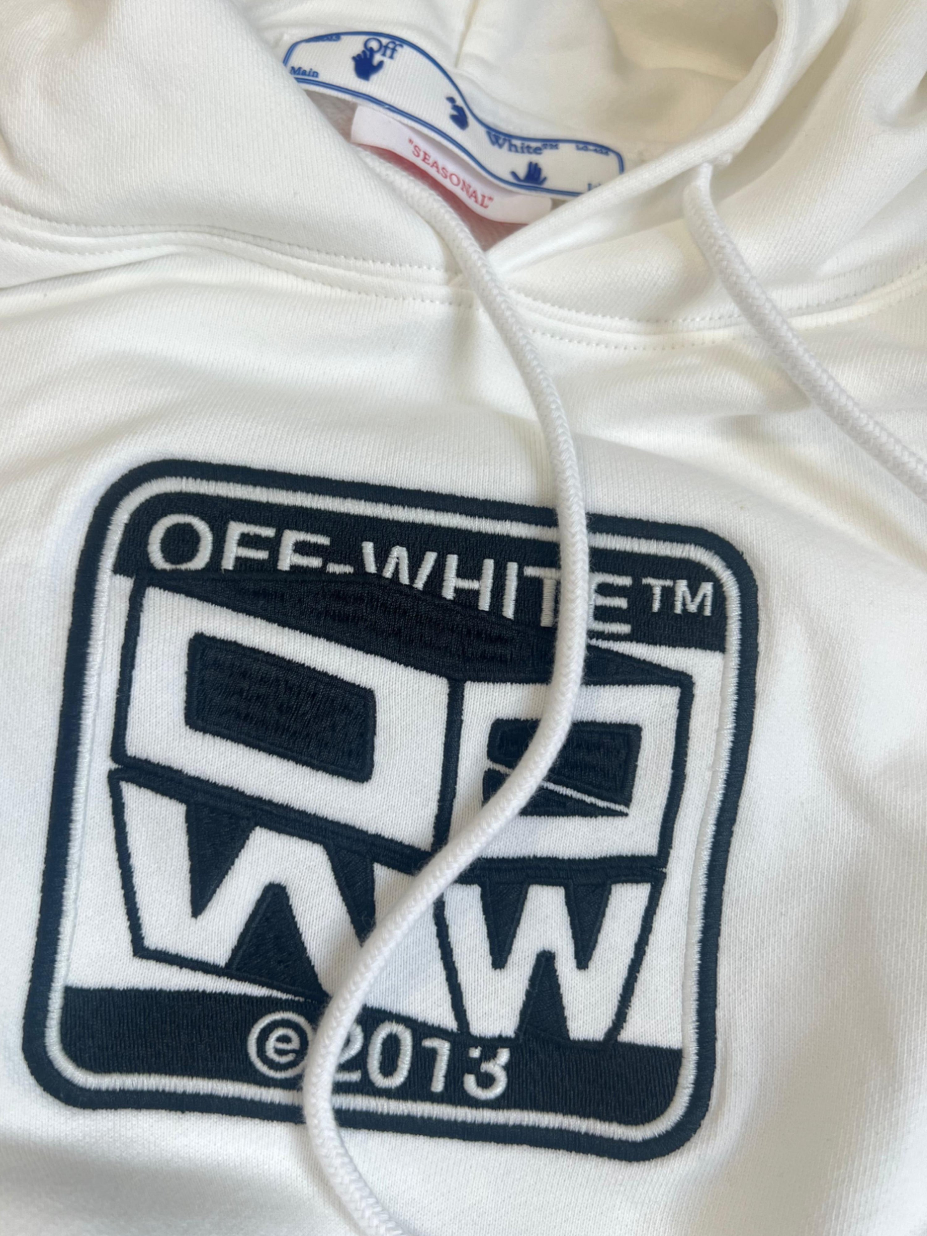 Off-White Wizard Eye Skate Hoodie White