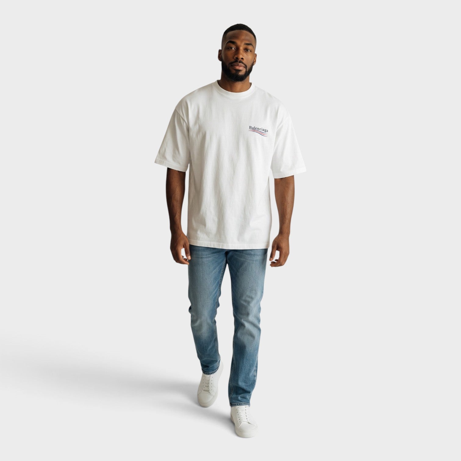 Logo Political Campaign T-Shirt White