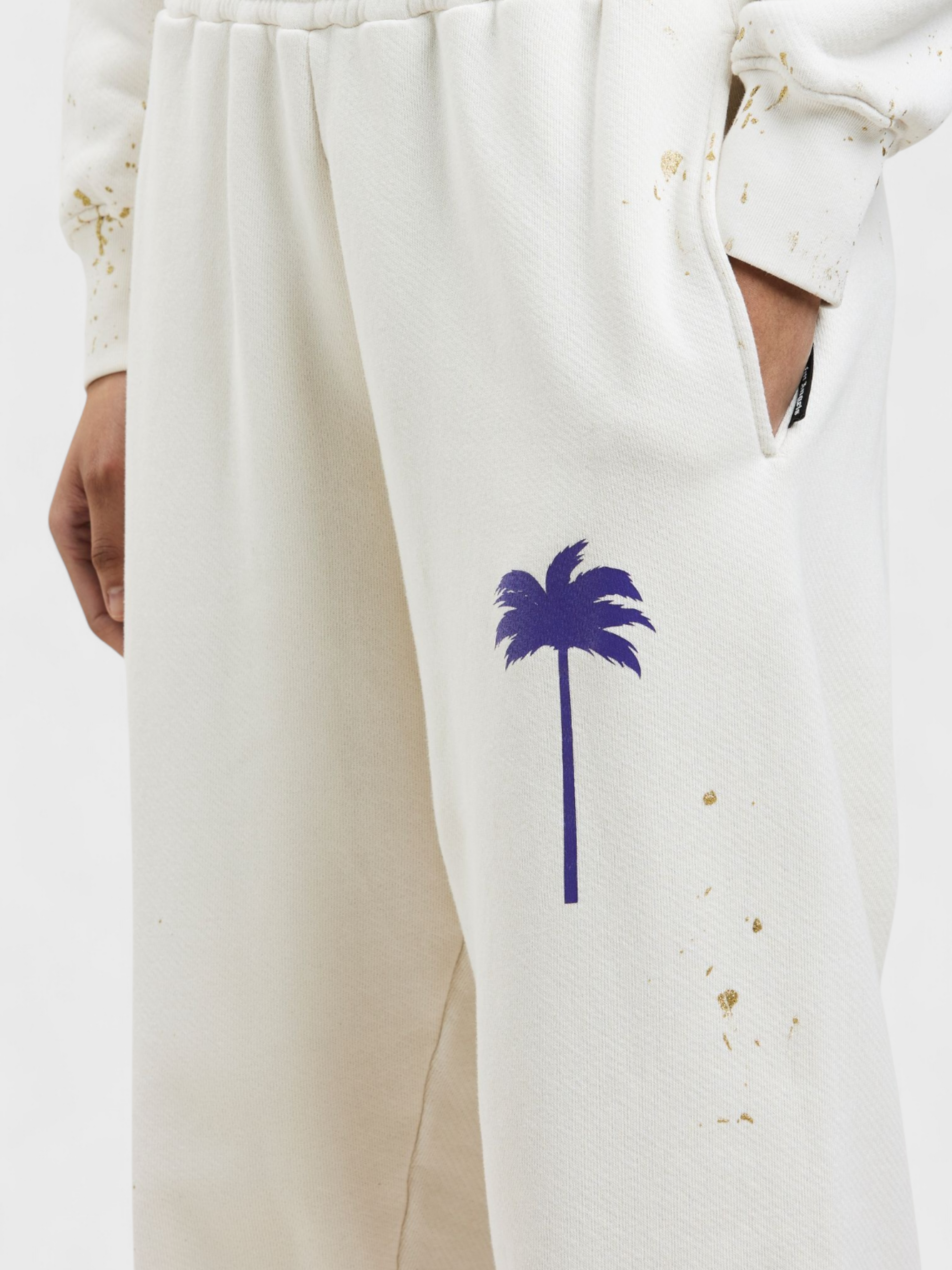 Palm Angels Sweatpants PXP Painted Sweatpants Butter