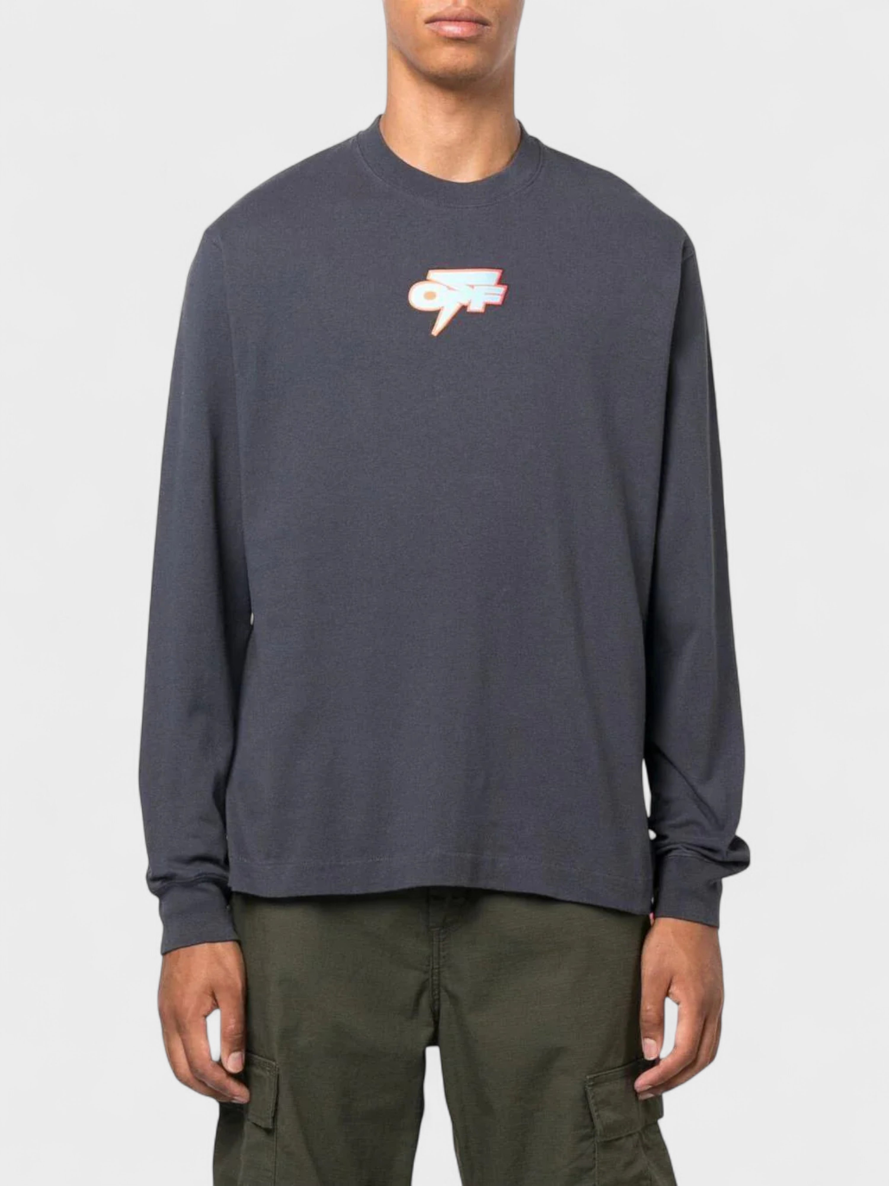Off-White Degrade Thund Skate L/S Tee Outerspace
