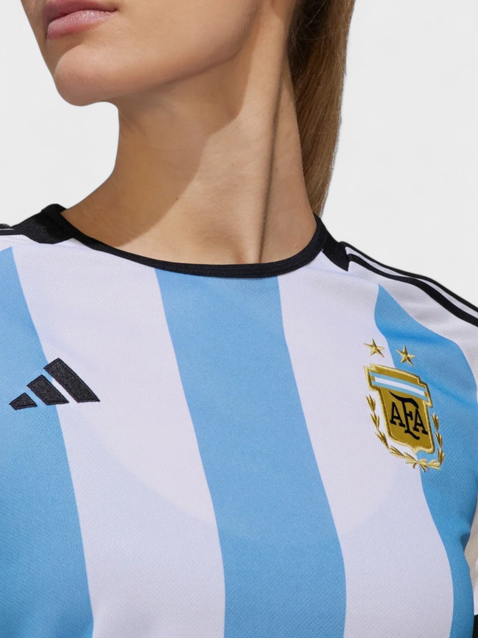 Adidas Argentina Women’s Home Jersey White/Blue - Supplied FashionAdidas