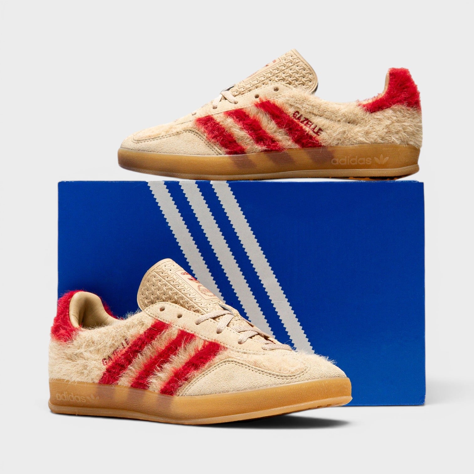 Originals Womens Gazelle Indoor Beige Red