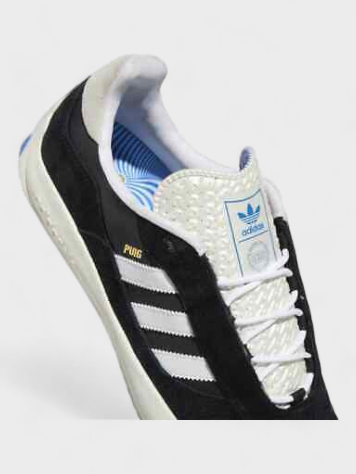 Adidas Puig Black White Blue - Supplied LuxuryAdidas