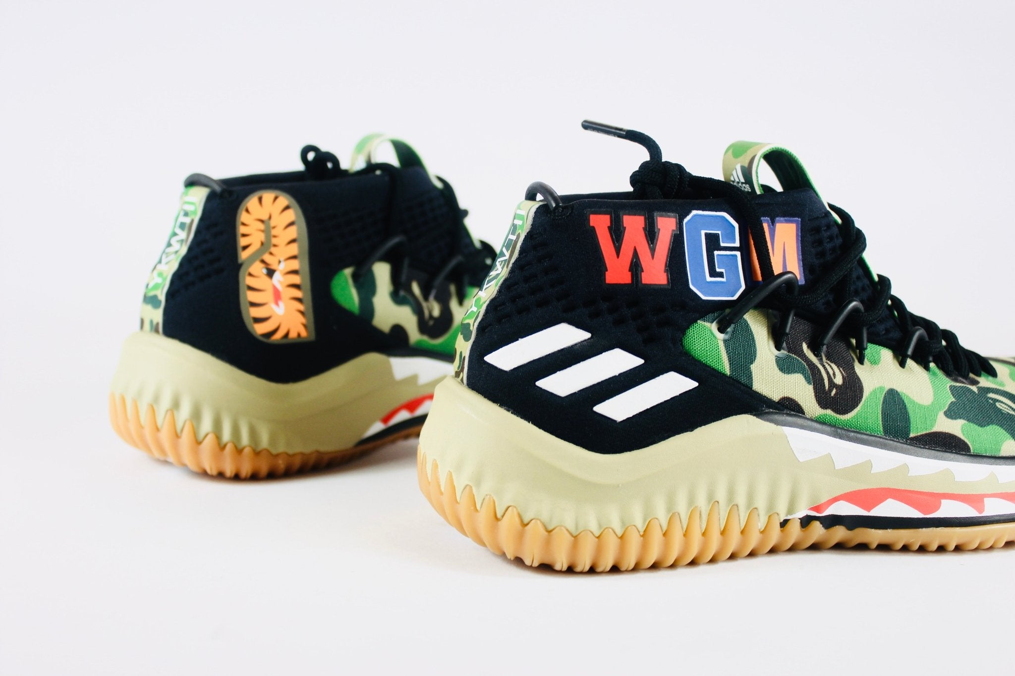 Adidas x Bape Dame 4 Green Camo UK5 - Supplied LuxuryAdidas