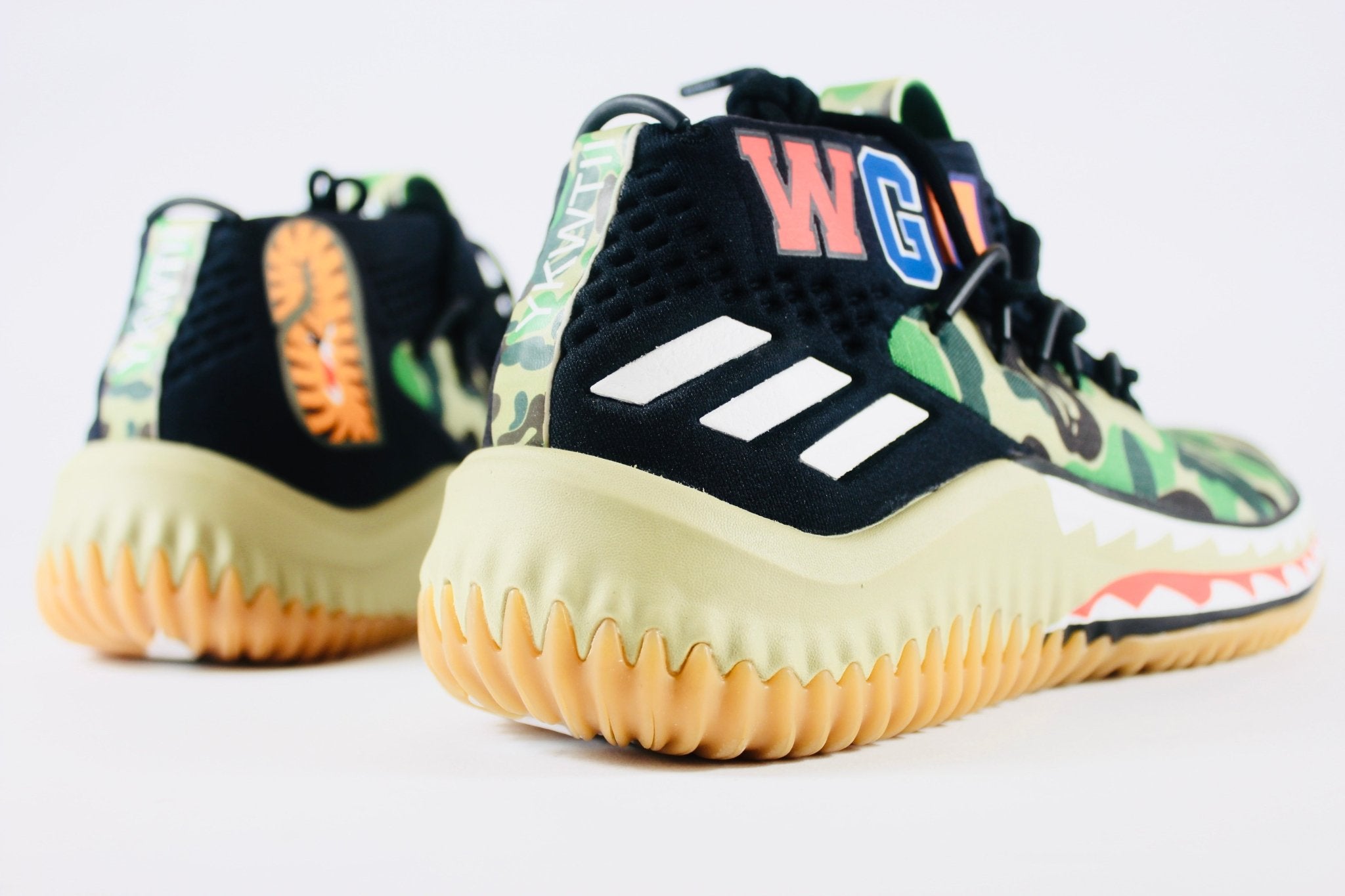 Adidas x Bape Dame 4 Green Camo UK5 - Supplied LuxuryAdidas