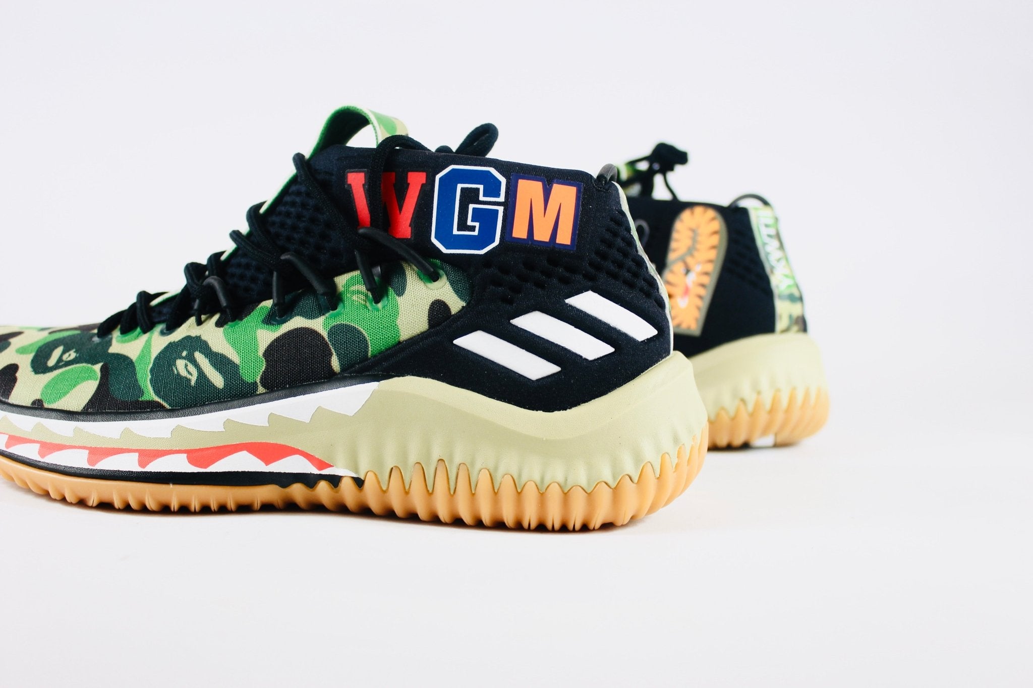 Adidas x Bape Dame 4 Green Camo UK5 - Supplied LuxuryAdidas