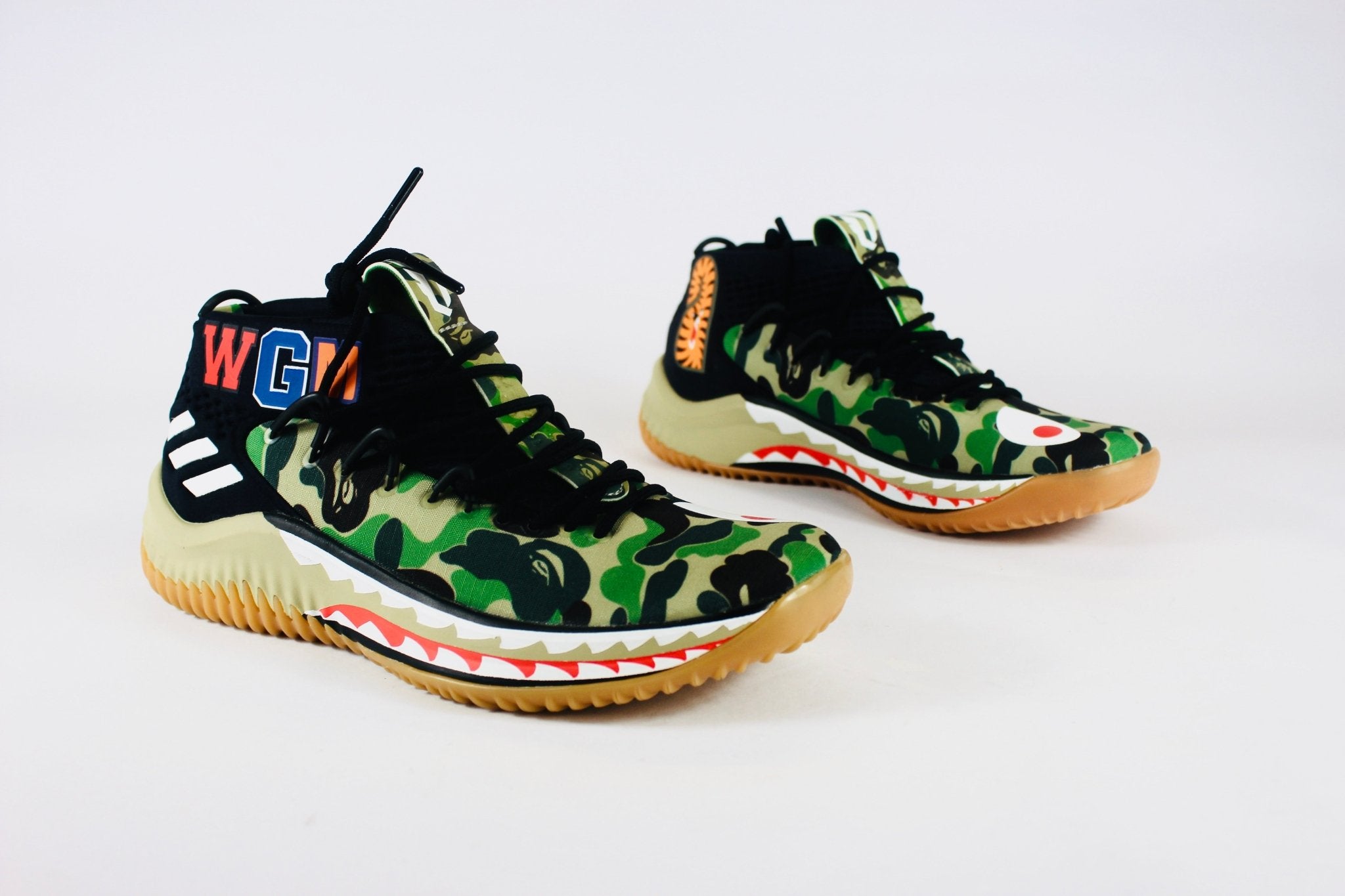 Adidas x Bape Dame 4 Green Camo UK5 - Supplied LuxuryAdidas