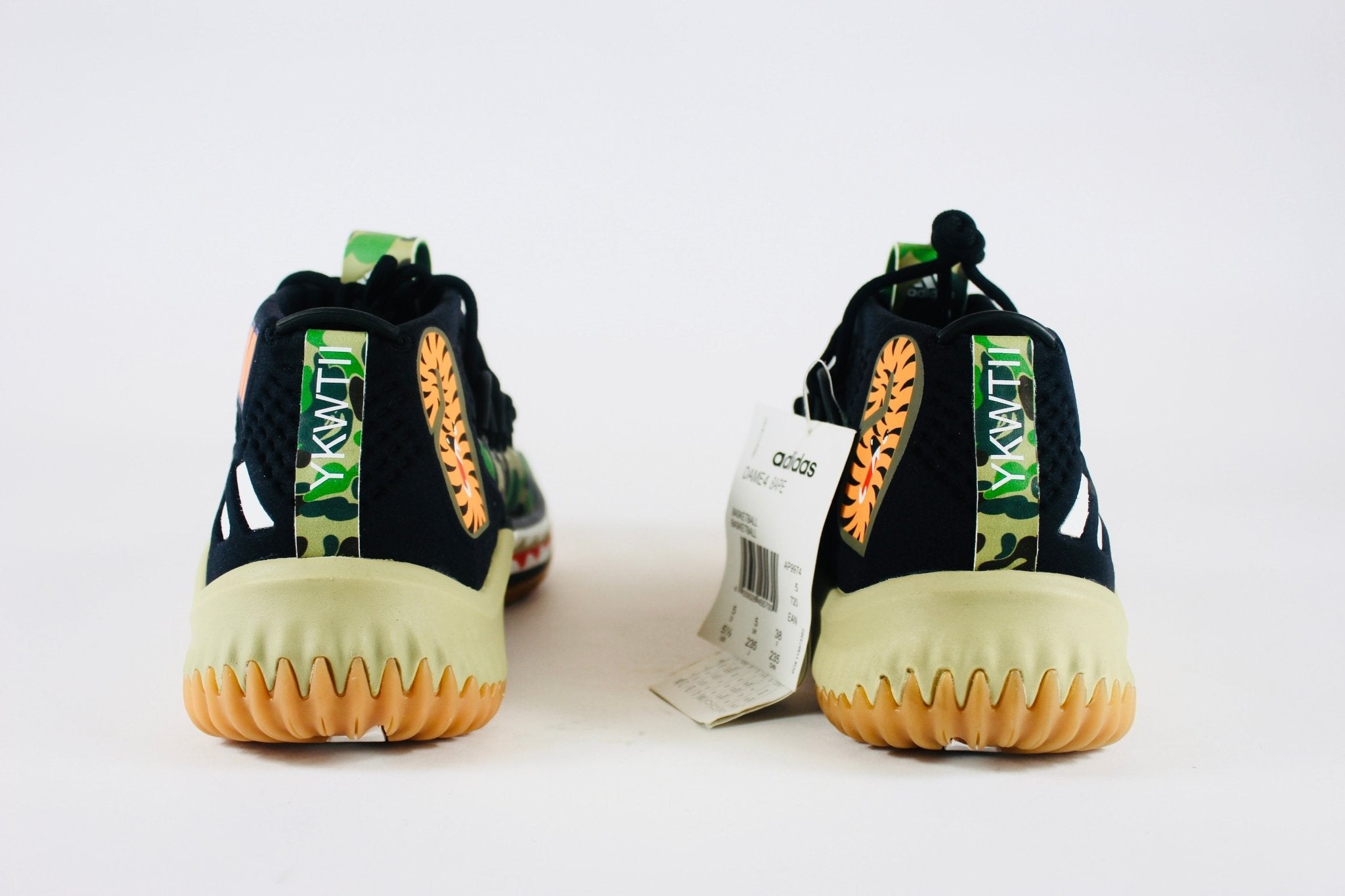 Adidas x Bape Dame 4 Green Camo UK5 - Supplied LuxuryAdidas