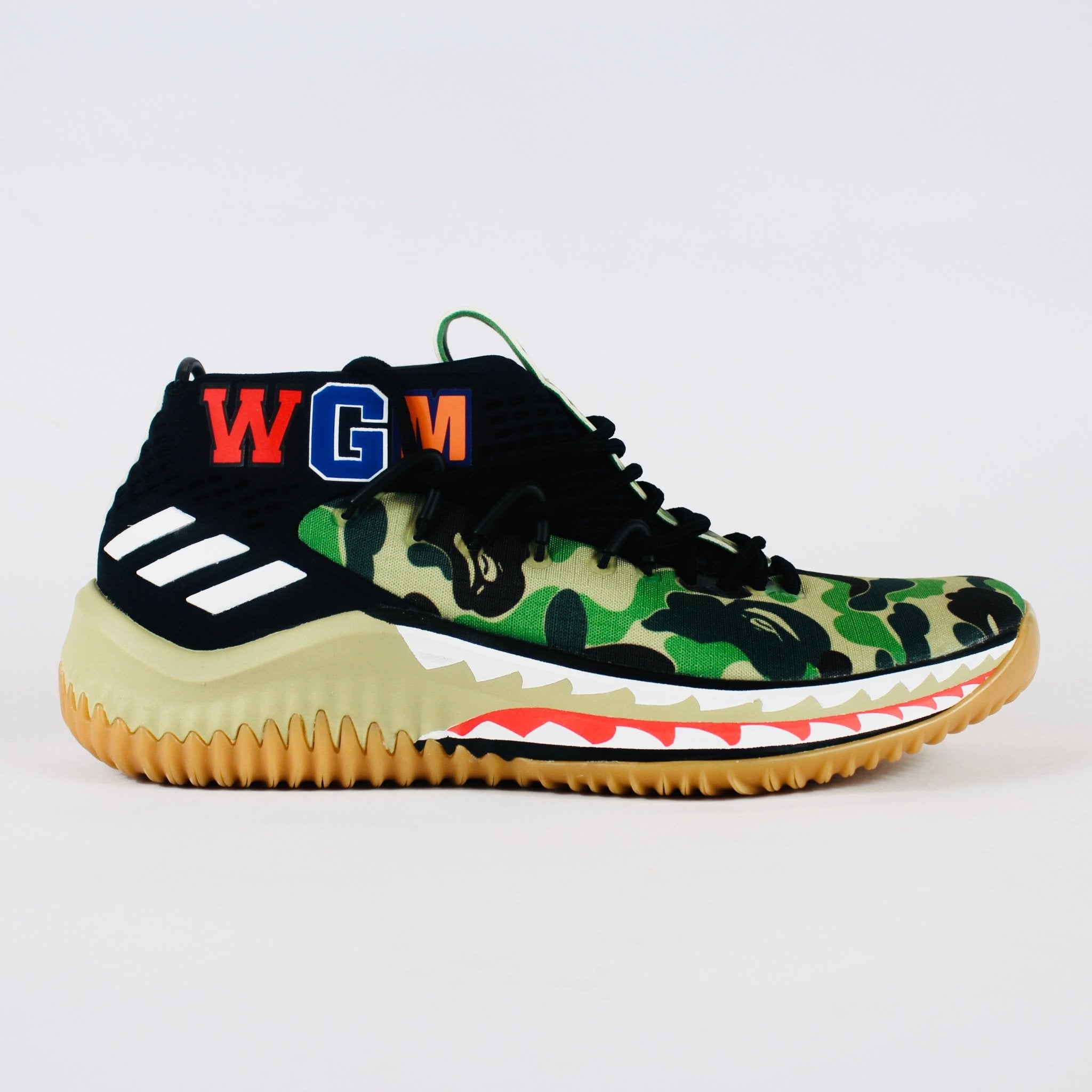 Adidas x Bape Dame 4 Green Camo UK5 - Supplied LuxuryAdidas