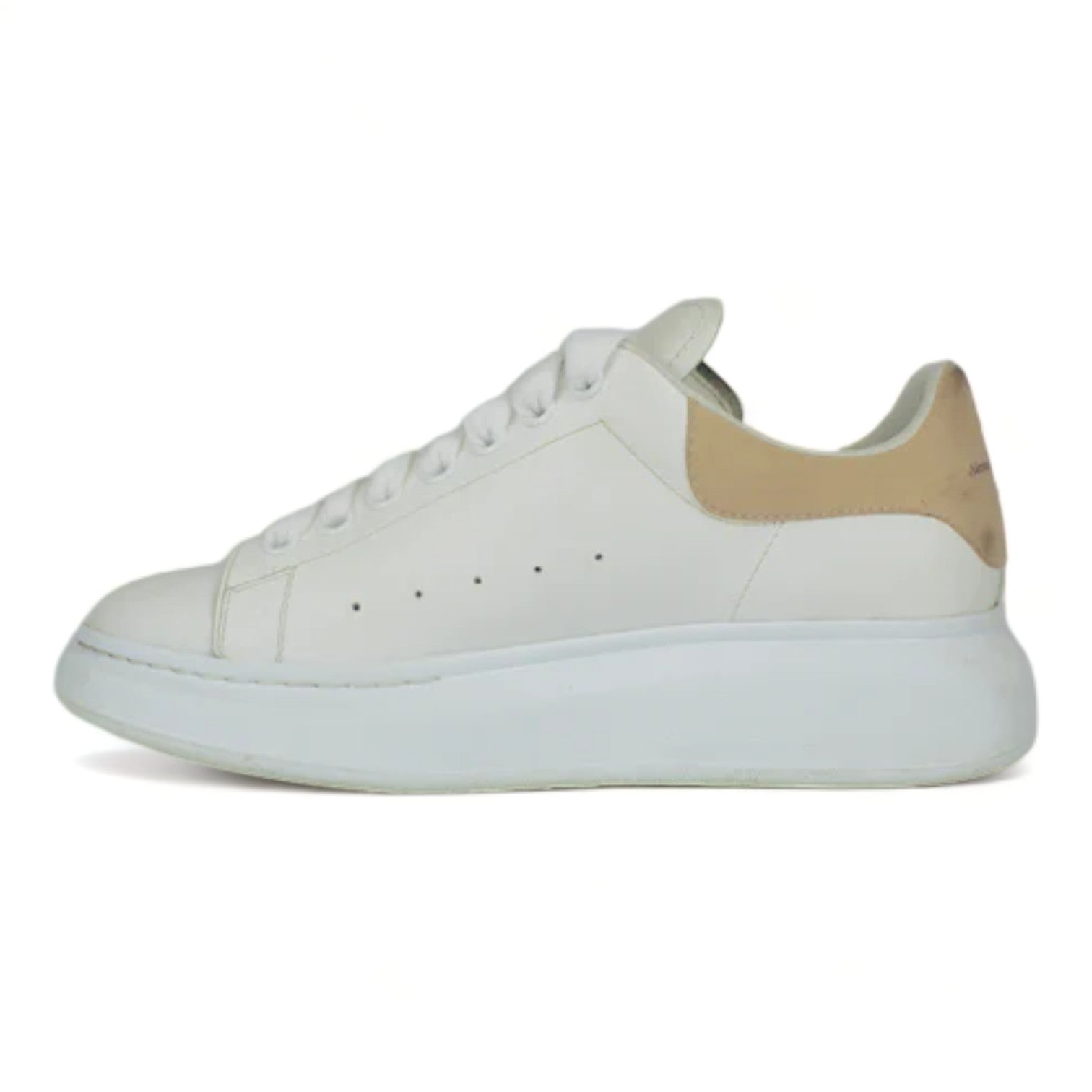 Alexander McQueen Oversized Sneaker White / Brown UK6 - Supplied LuxuryAlexander McQueen