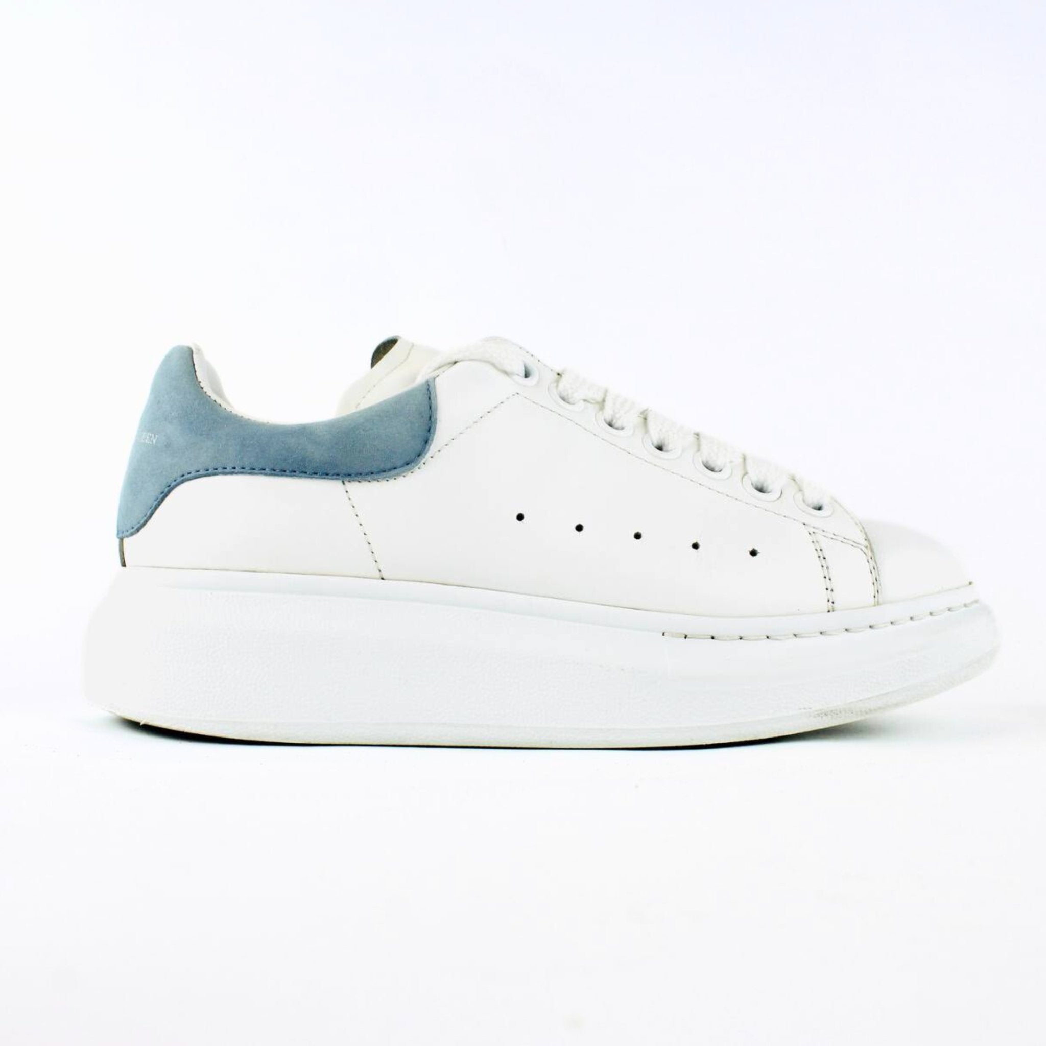 Alexander McQueen Oversized Sneaker White / Dream Blue UK4.5 - Supplied LuxuryAlexander McQueen