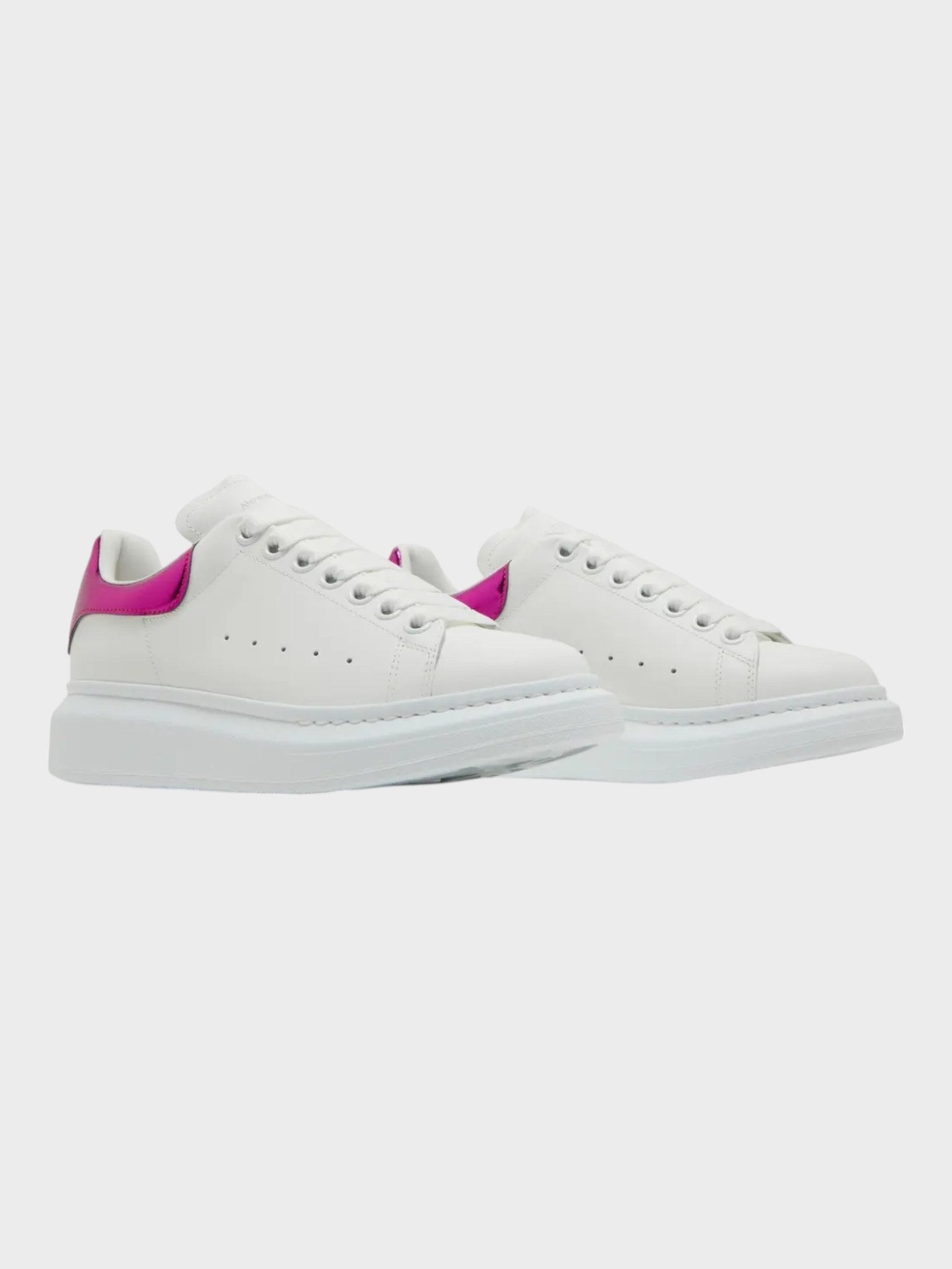 Alexander McQueen Oversized Sneaker White Pink - Supplied FashionAlexander McQueen