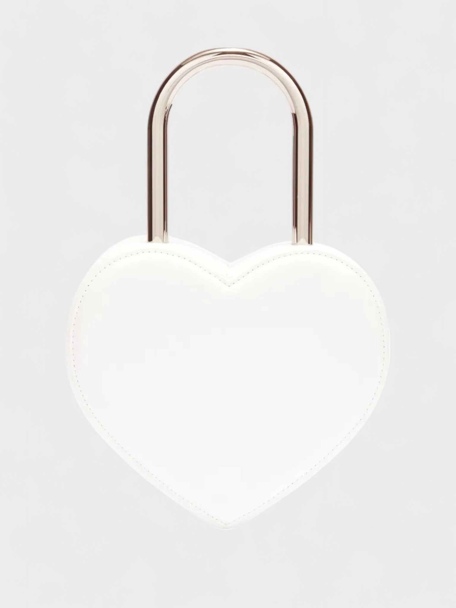 Ambush Heart Padlock Bag White - Supplied FashionAmbush