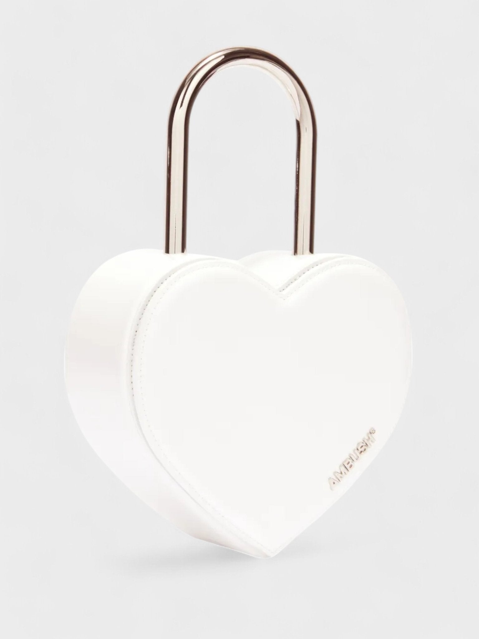 Ambush Heart Padlock Bag White - Supplied FashionAmbush