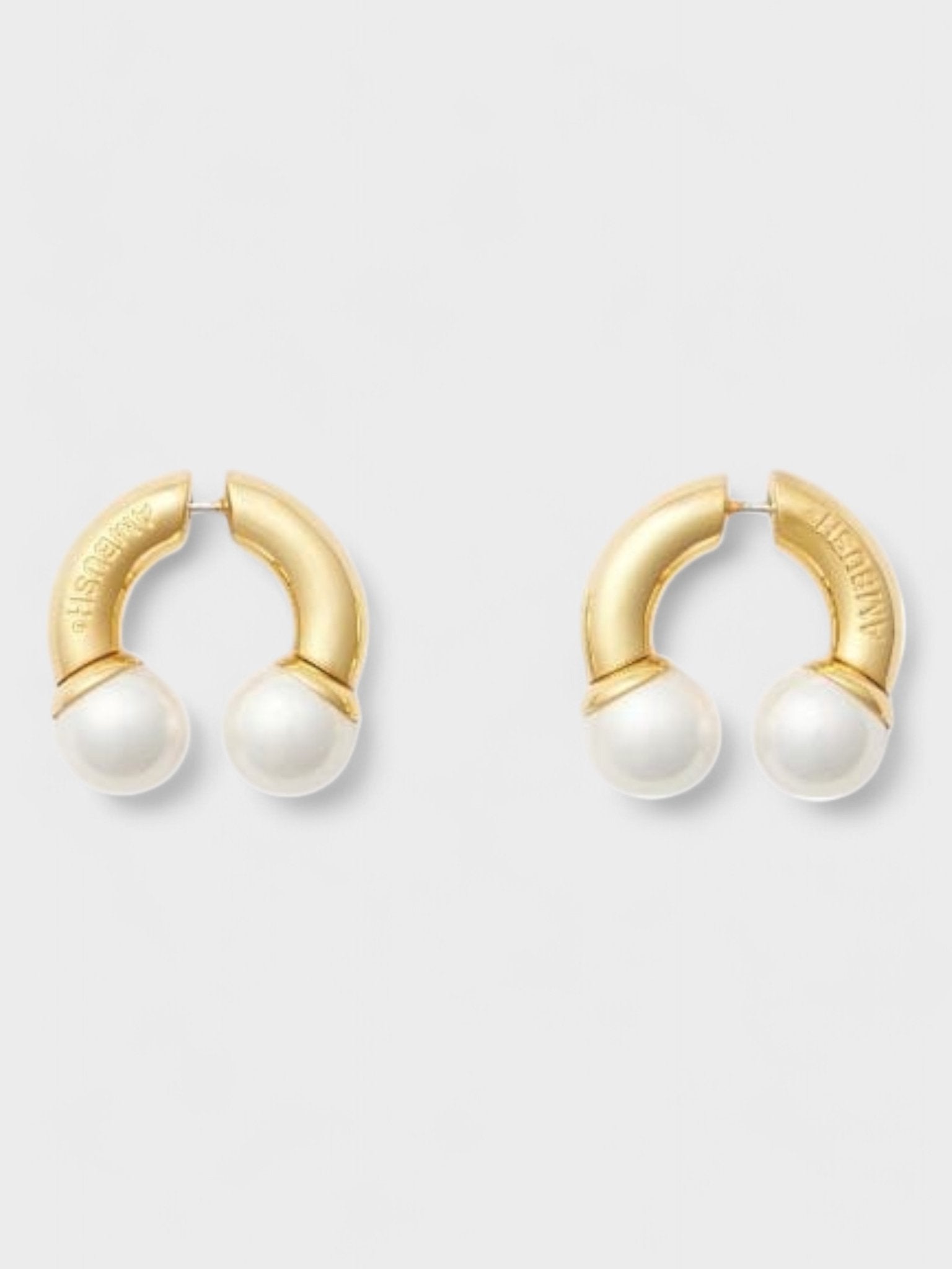 Ambush Pearl Barbell Earring Gold - Supplied FashionAmbush