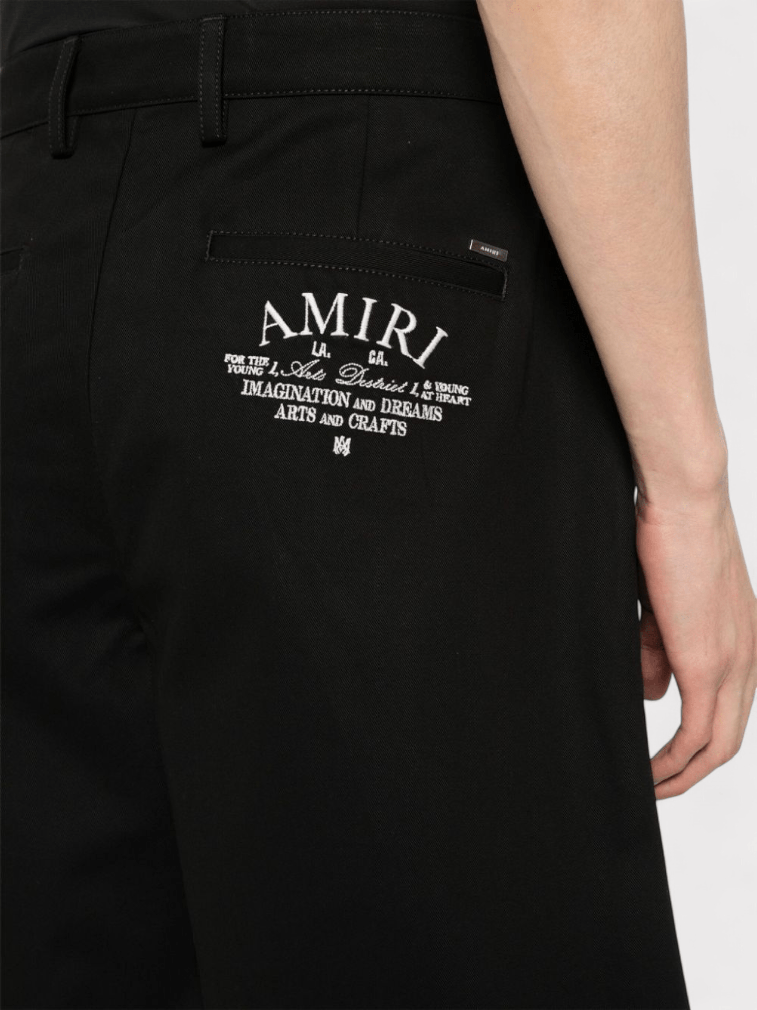 Amiri Arts District Chino Shorts Black - Supplied FashionAmiri