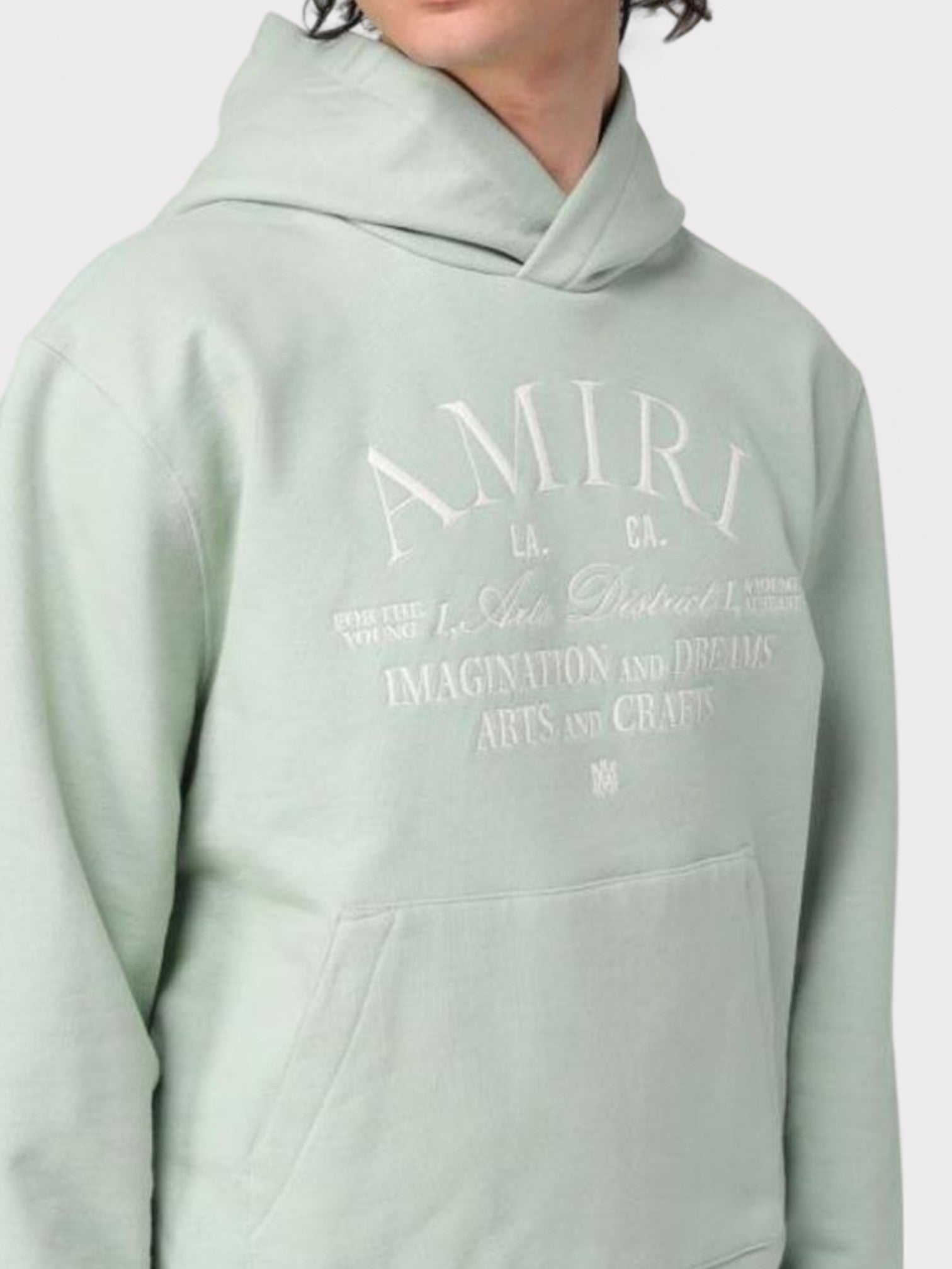 Amiri Arts District Hoodie Frosty Green - Supplied FashionAmiri