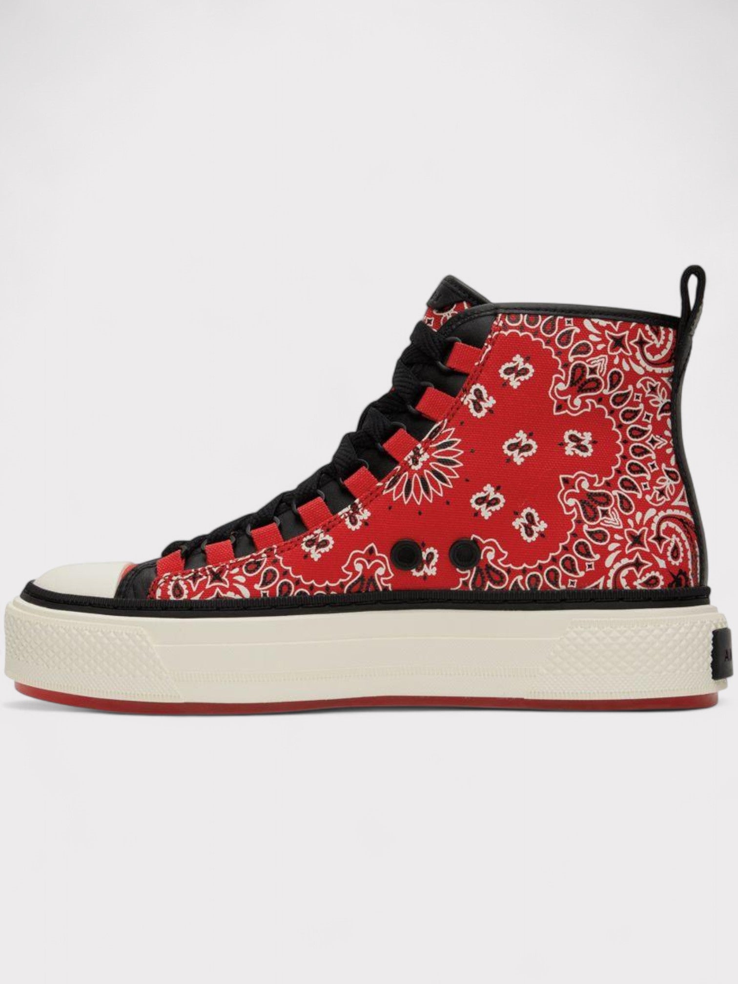 Amiri Bandana MA Logo Court Hi Red - Supplied FashionAmiri