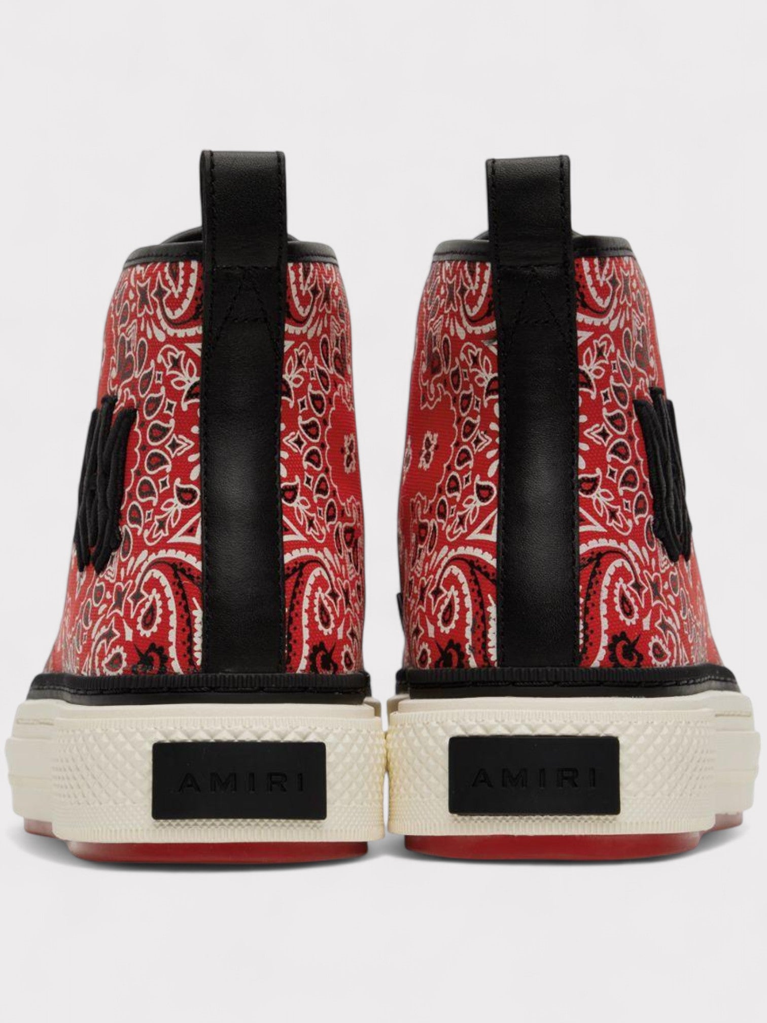 Amiri Bandana MA Logo Court Hi Red - Supplied FashionAmiri
