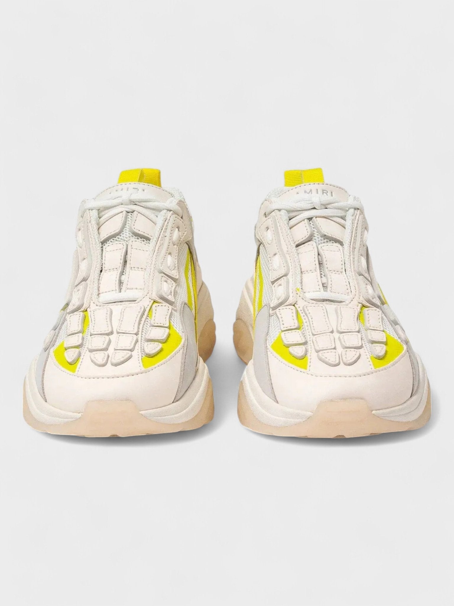 Amiri Bone Runner 'White Neon Yellow' - Supplied FashionAmiri