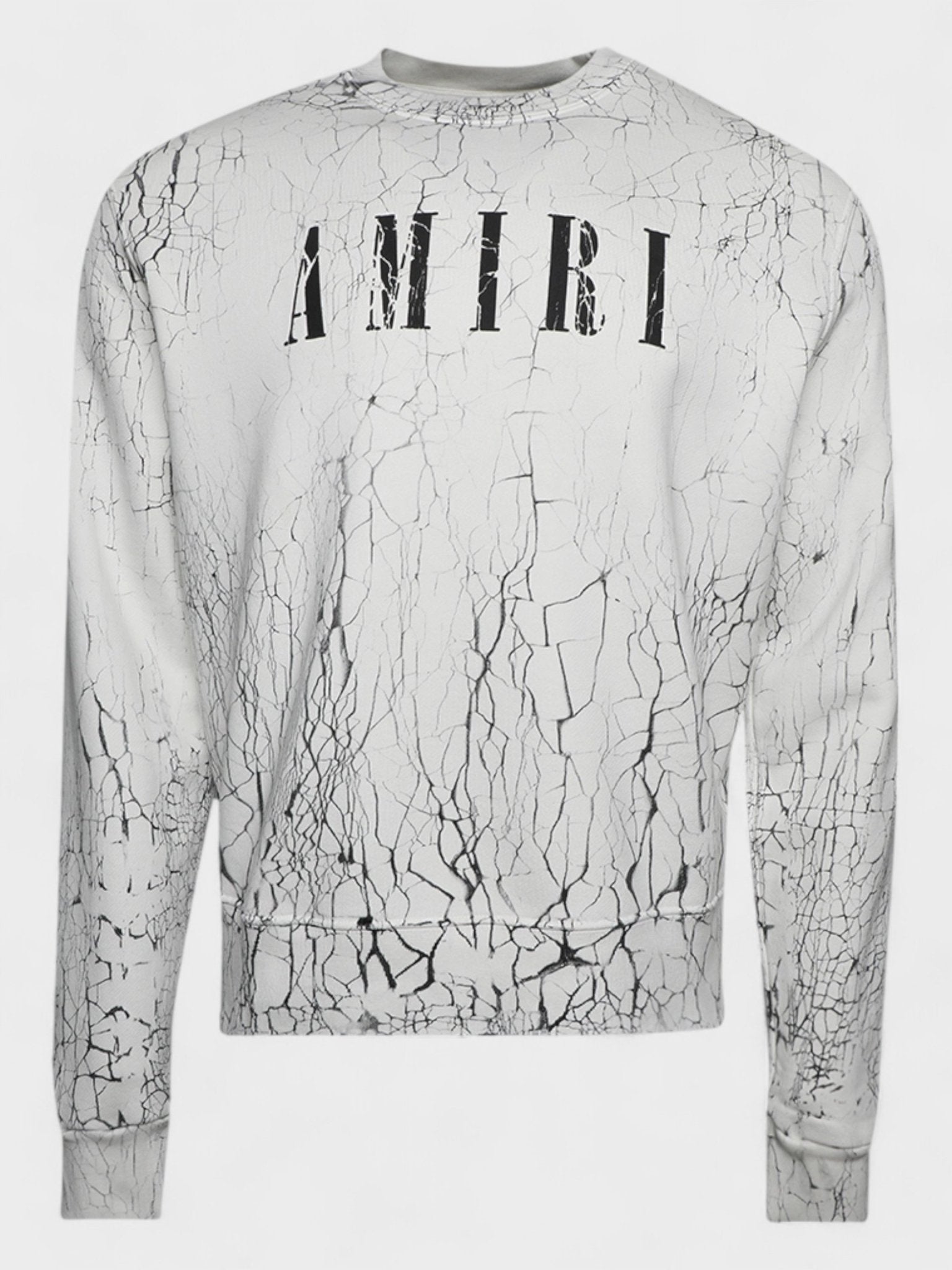 Amiri Cracked Dye Core Logo Sweater - Supplied FashionAmiri