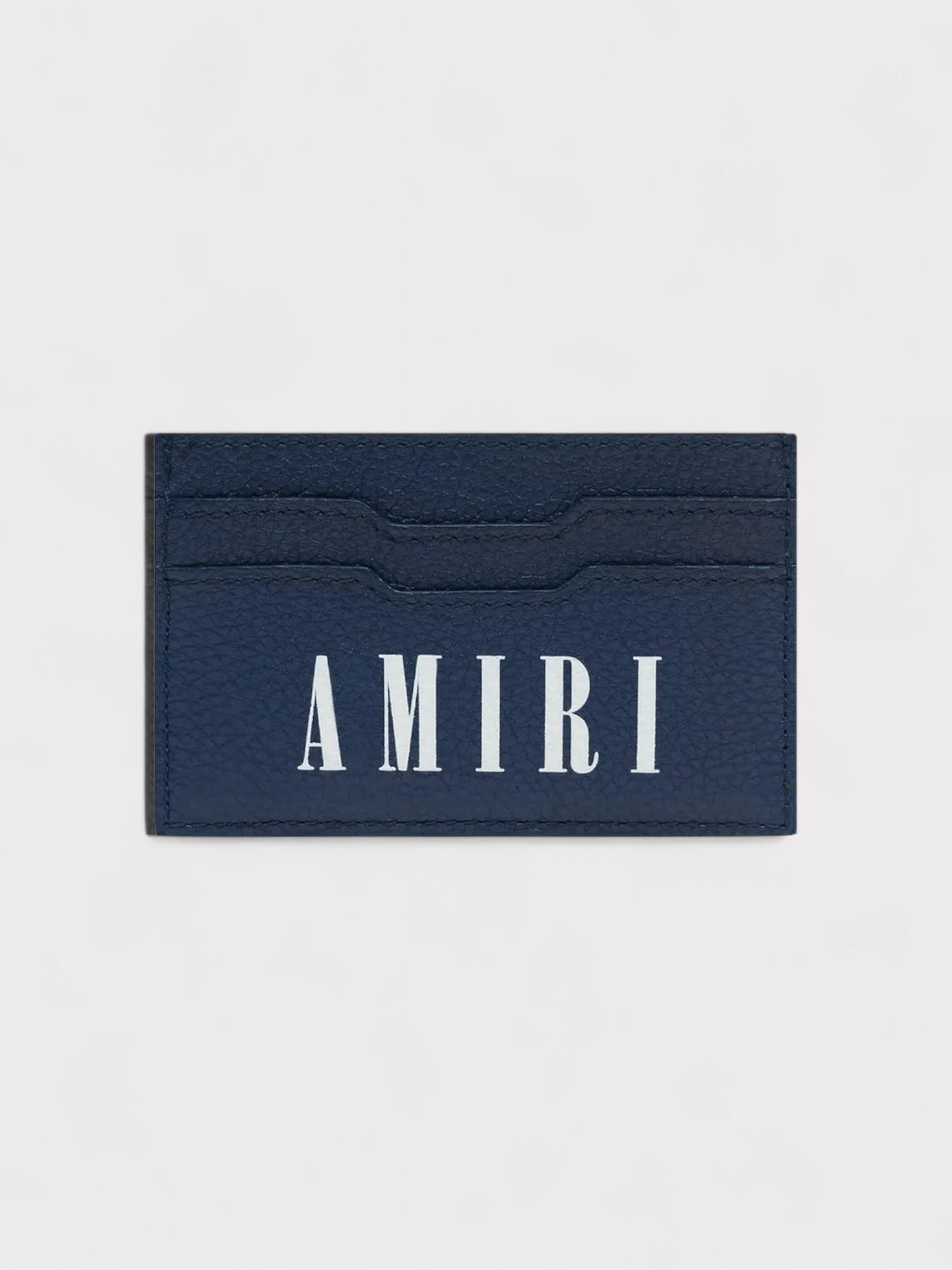 Amiri Large Amiri Logo Card Holder Navy - Supplied FashionAmiri